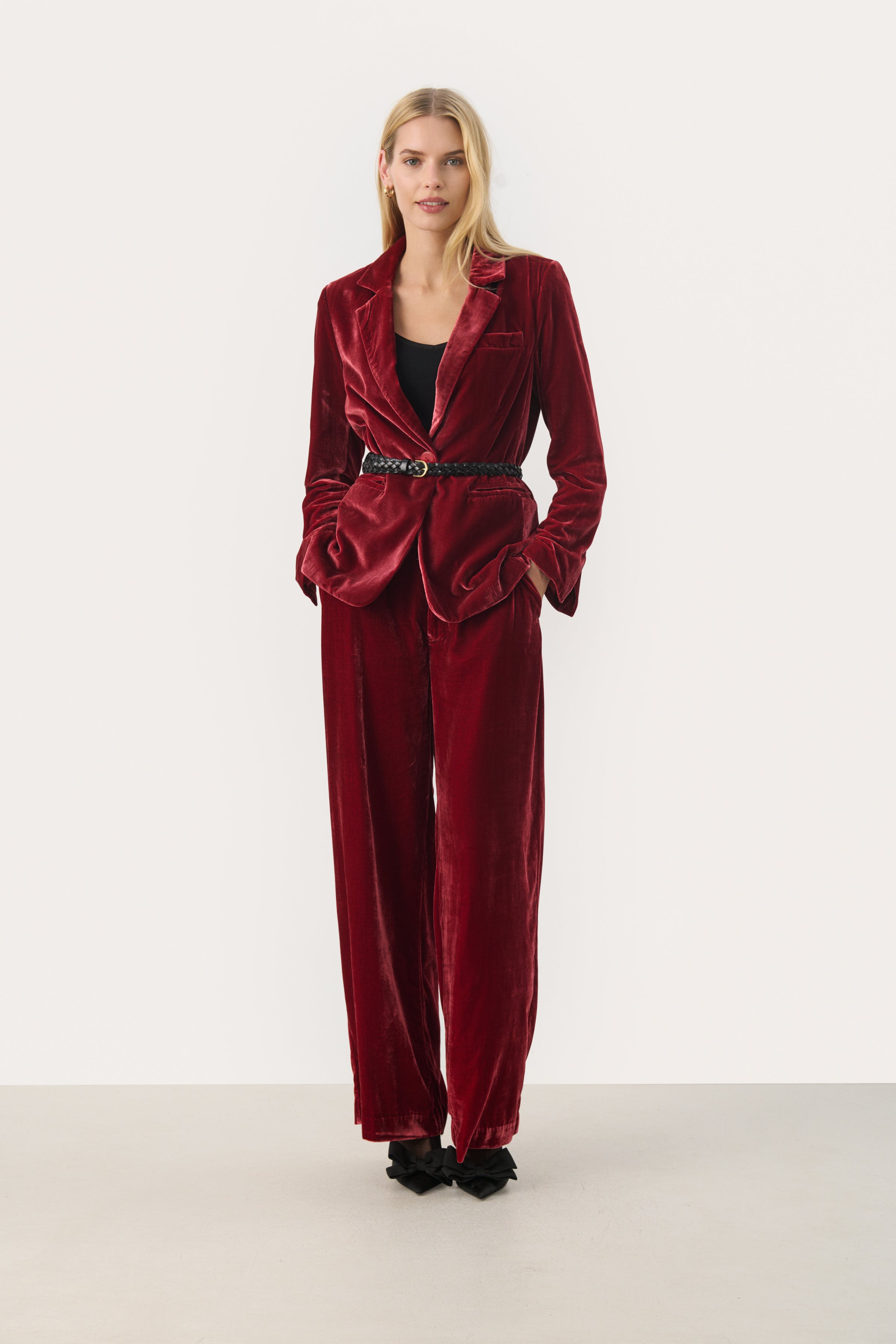 LorettaPW Fluweel Blazer LOOKBOOK BACK 30308865-191653