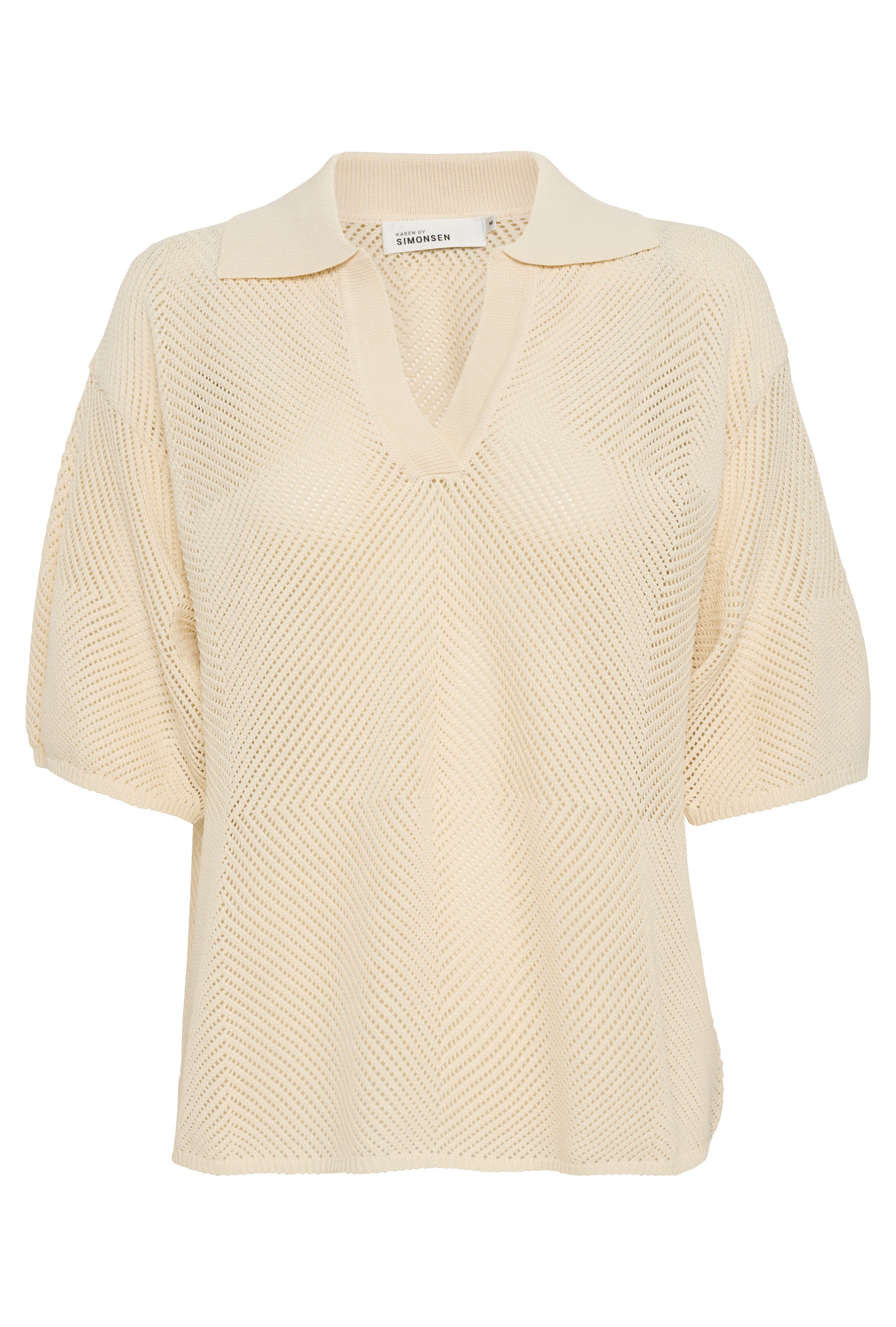 KBUpala Kurzärmeliger Strickpullover LOOKBOOK FRONT 10105419-110103