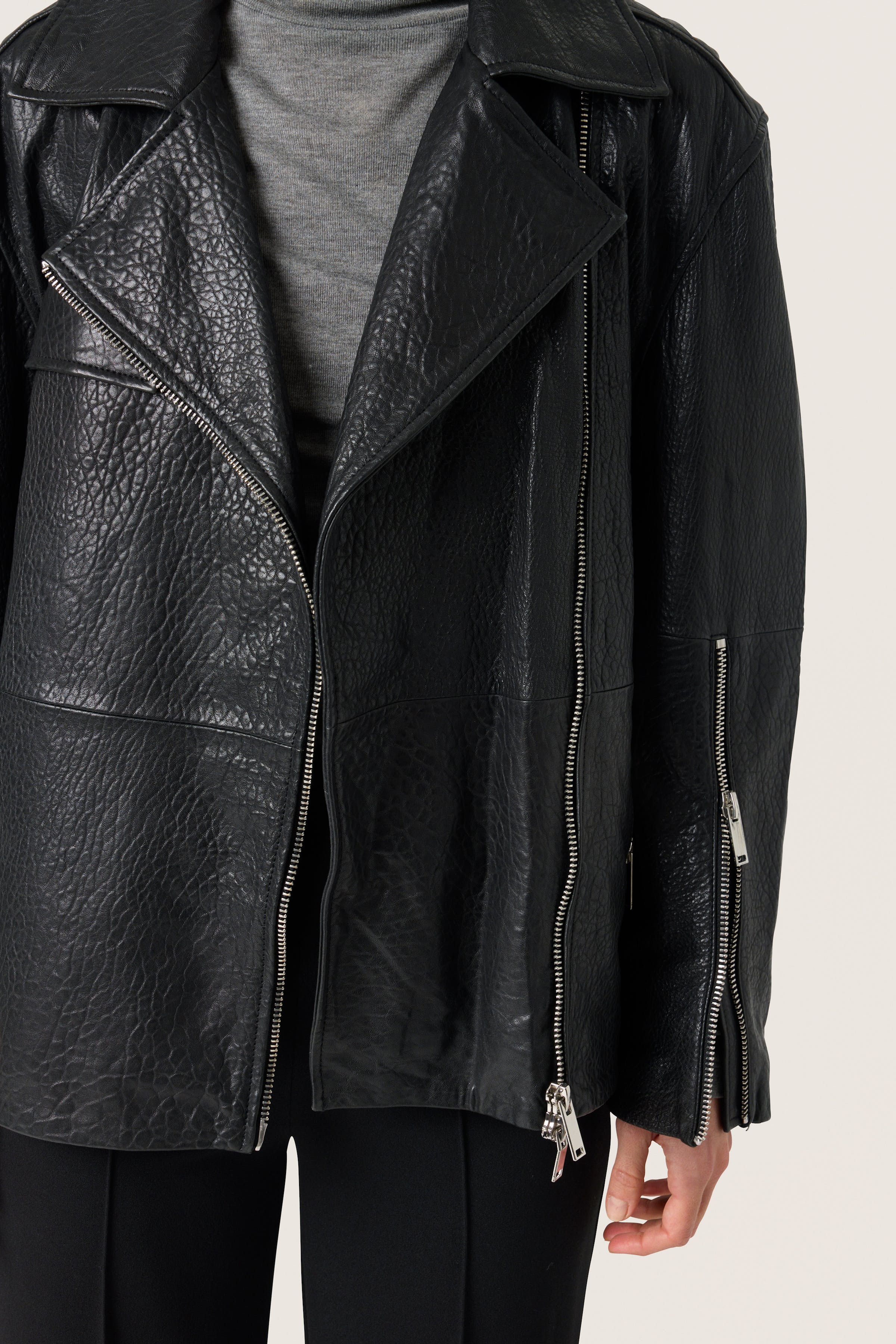 SLGinnie Leather jacket LOOKBOOK DETAIL 30408277-194008