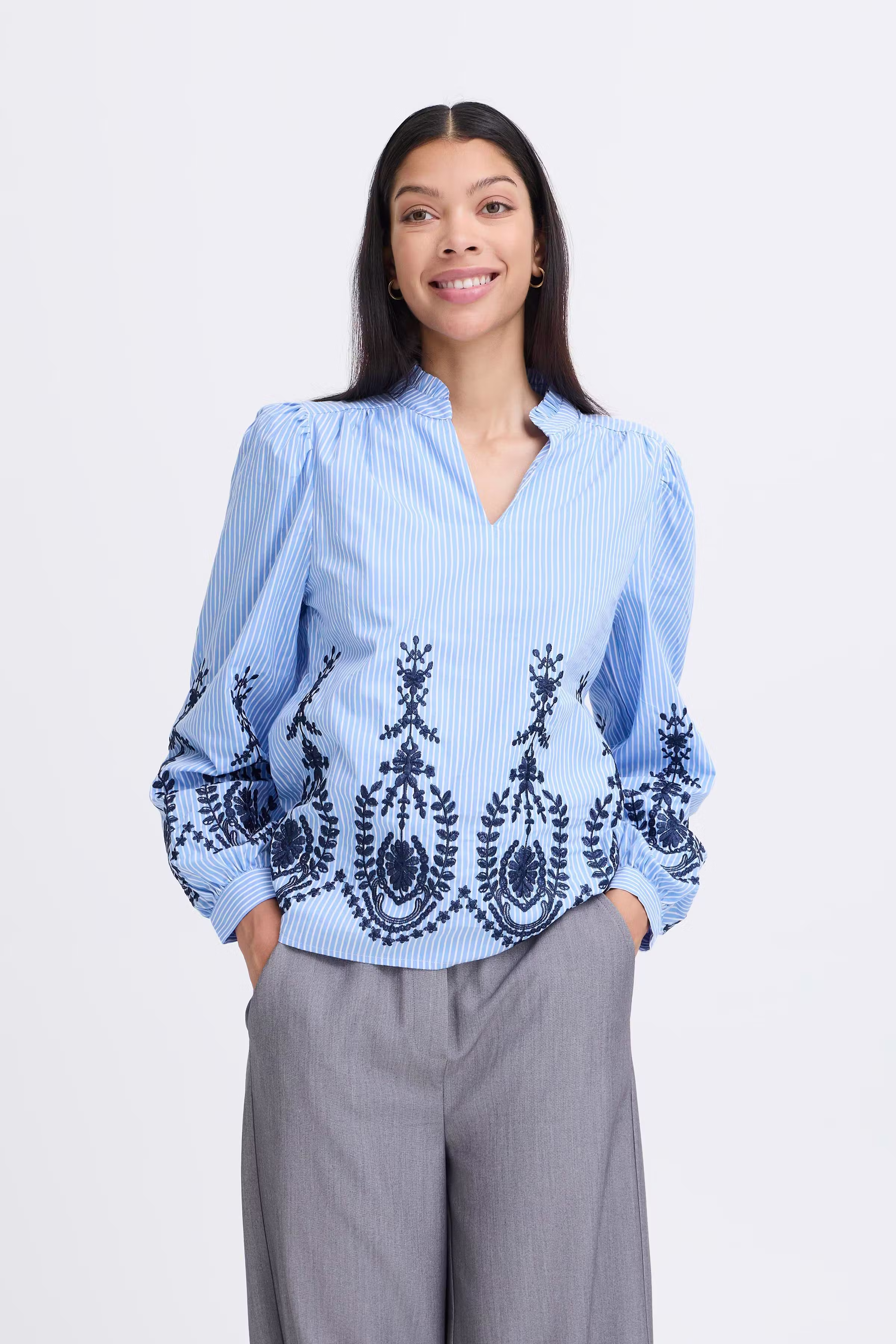 BYXFAUSTA Bluse LOOKBOOK FRONT 20818918-900007885
