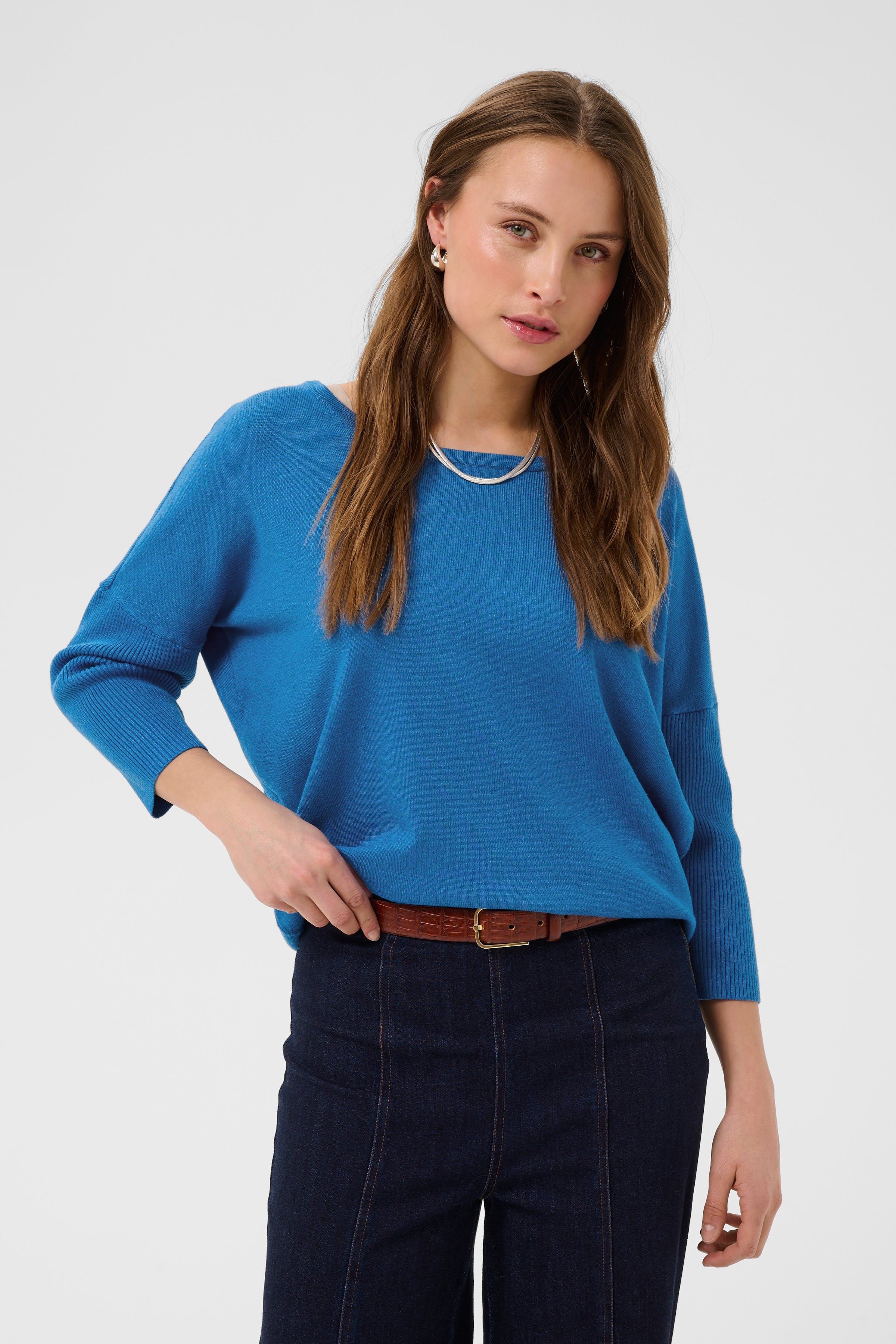 MilaSZ R-Neck Pullover LOOKBOOK FRONT 30500003-1841411