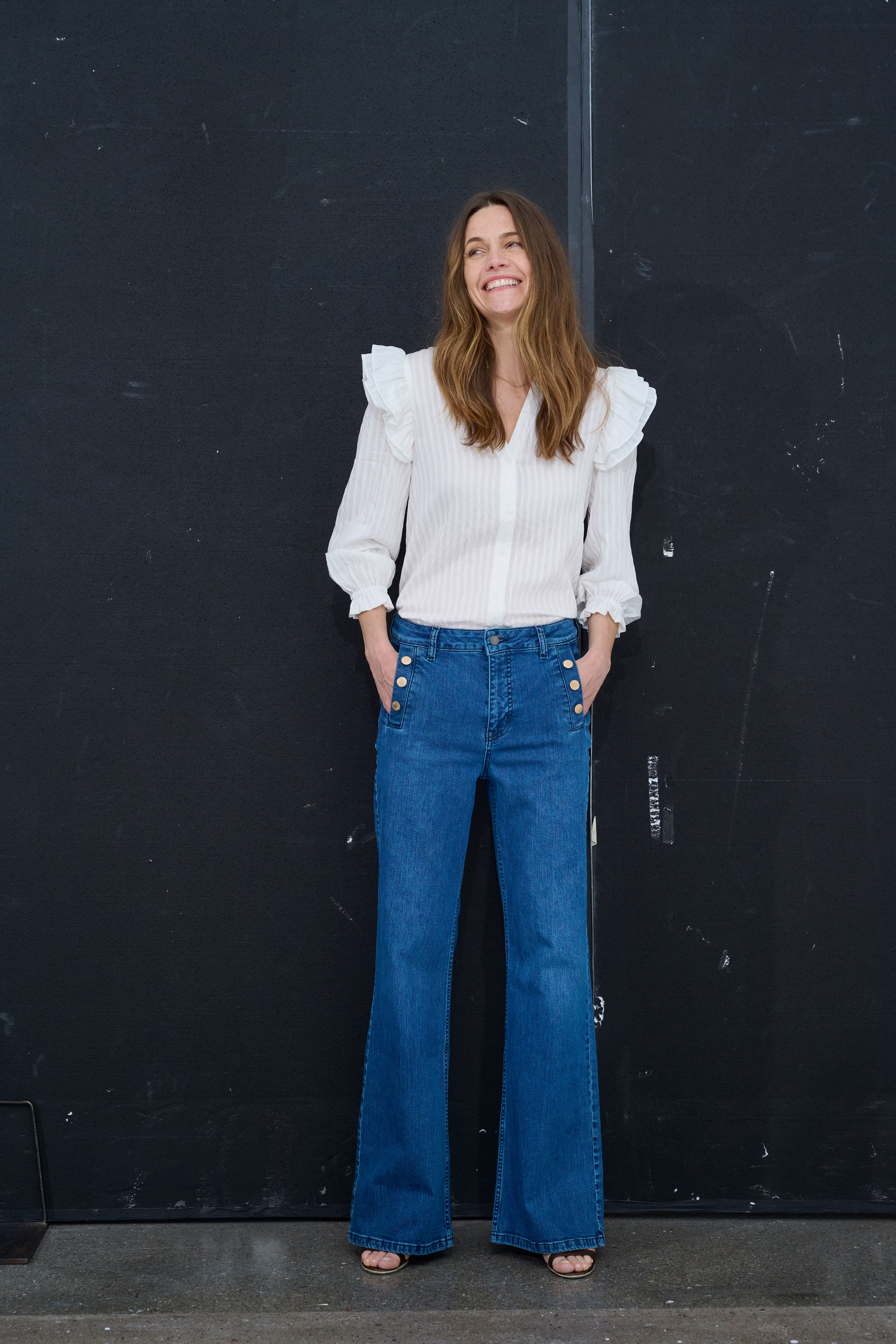 PZMAEVE UHW Jeans Wide Leg LOCATION NONE 50208269-200005