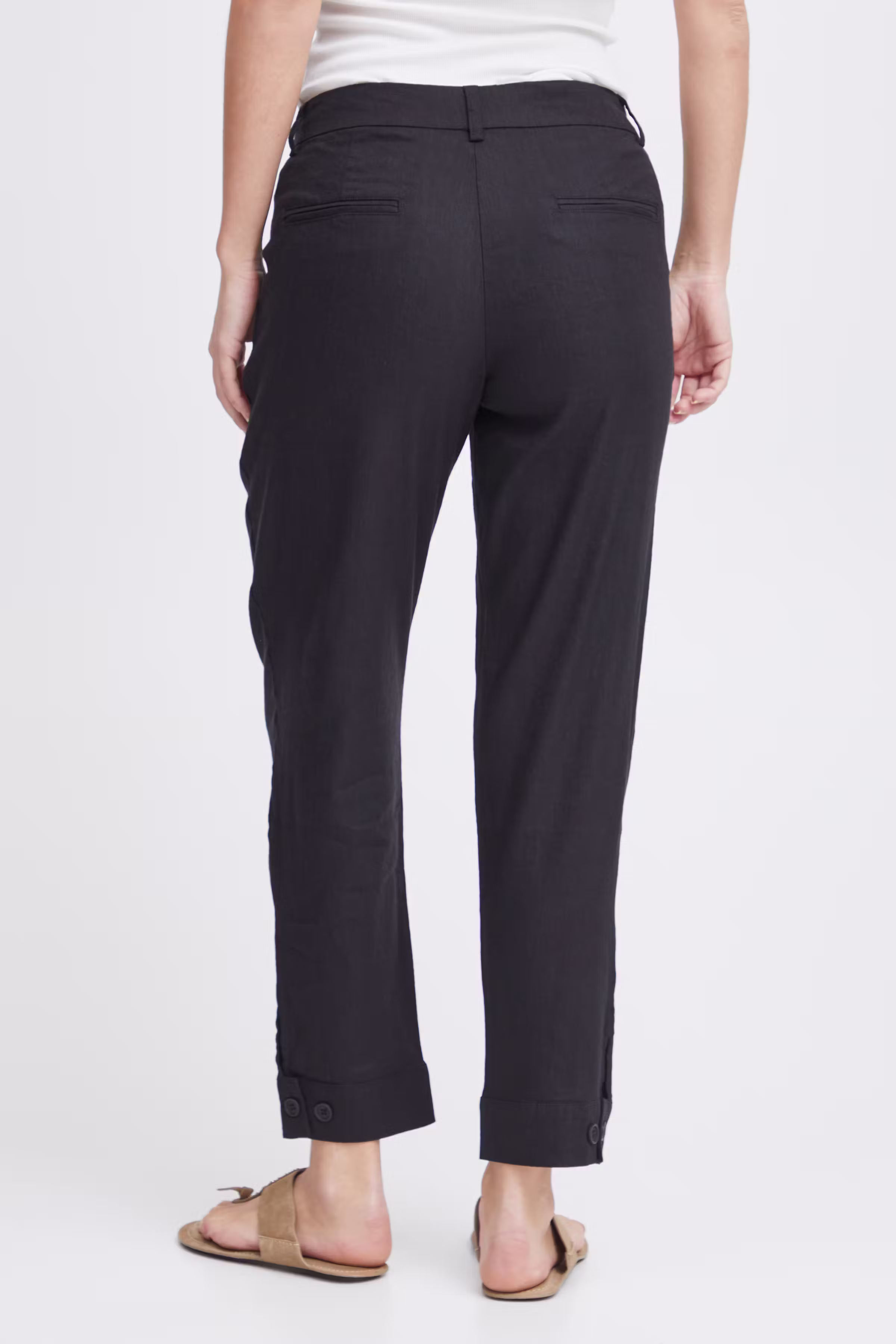 PZLUCA High Waist Bukser LOOKBOOK BACK 50207379-193911