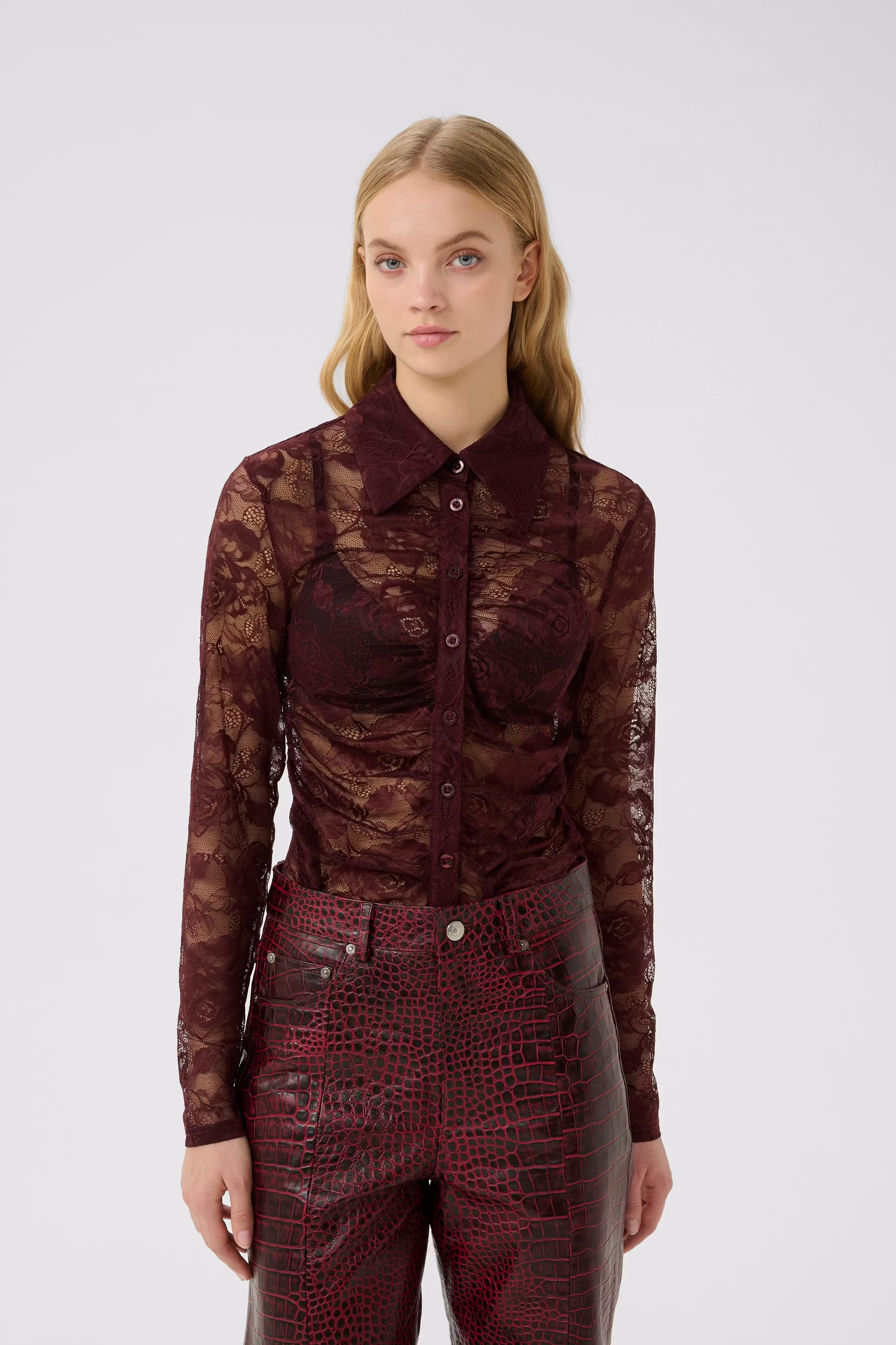 GZleala Spitzenbluse LOOKBOOK FRONT 10910526-108291