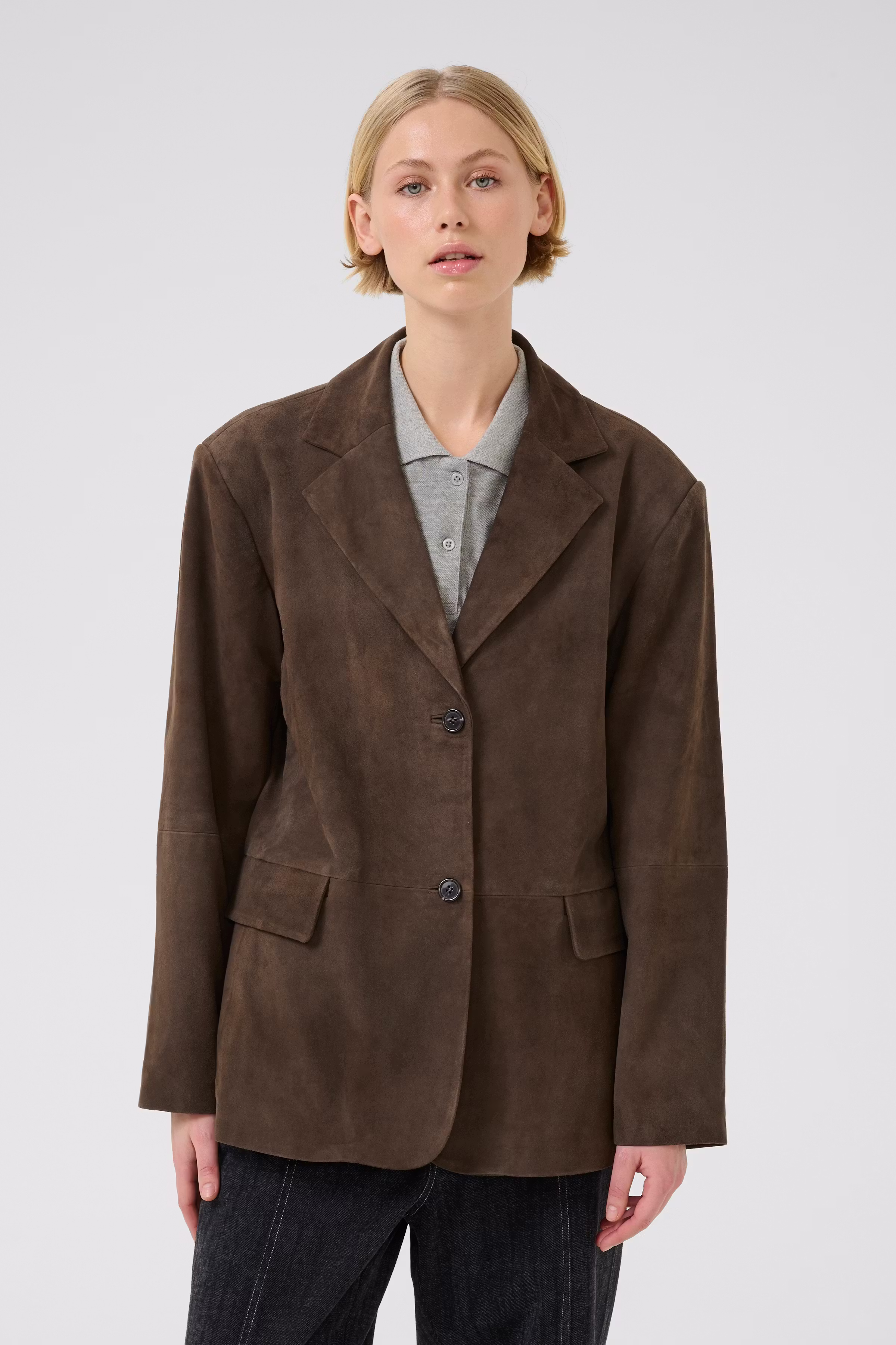 KBBirdie Ruskindsblazer LOOKBOOK FRONT 10105680-191015