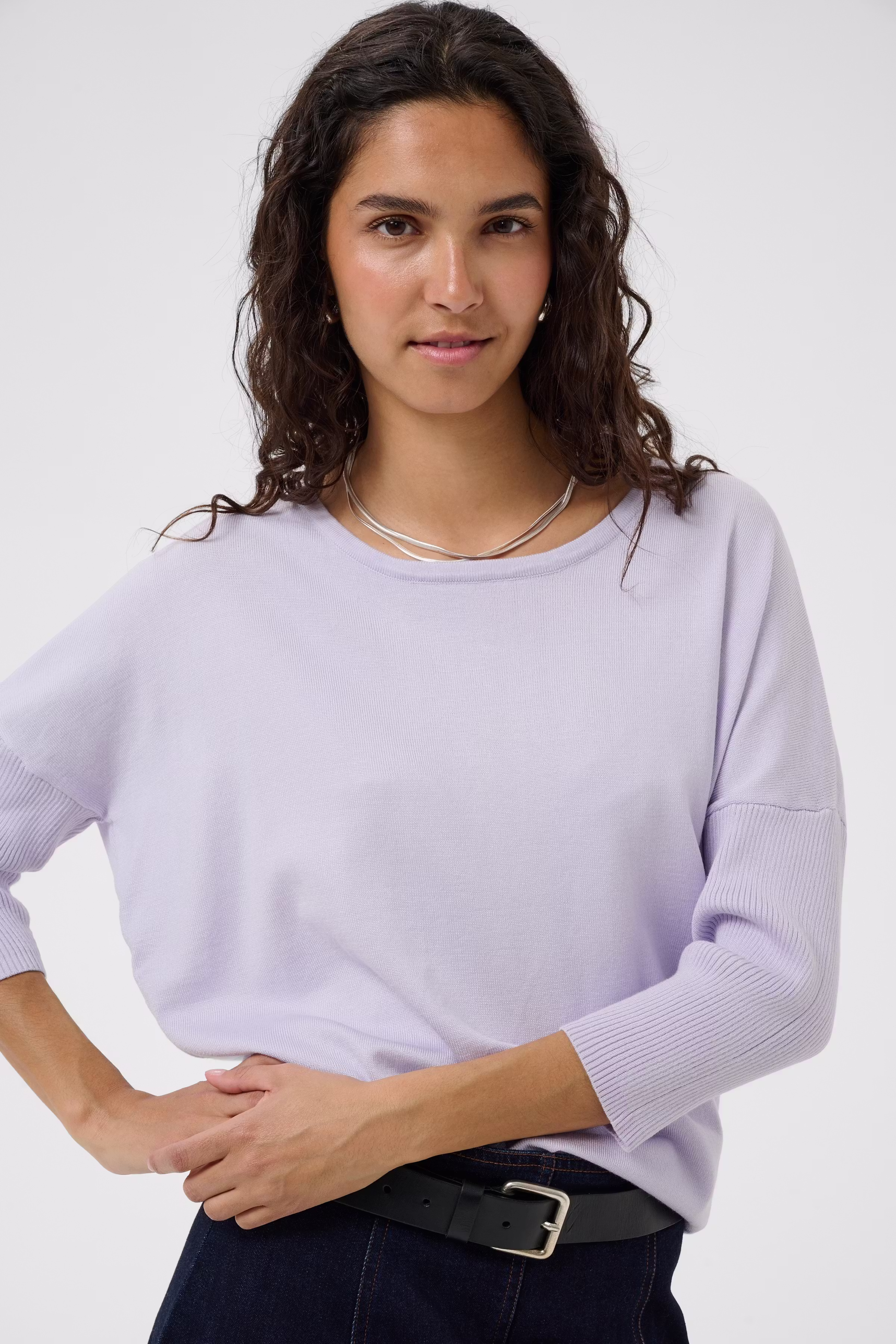MilaSZ R-Neck Pullover LOOKBOOK DETAIL 30500003-153807