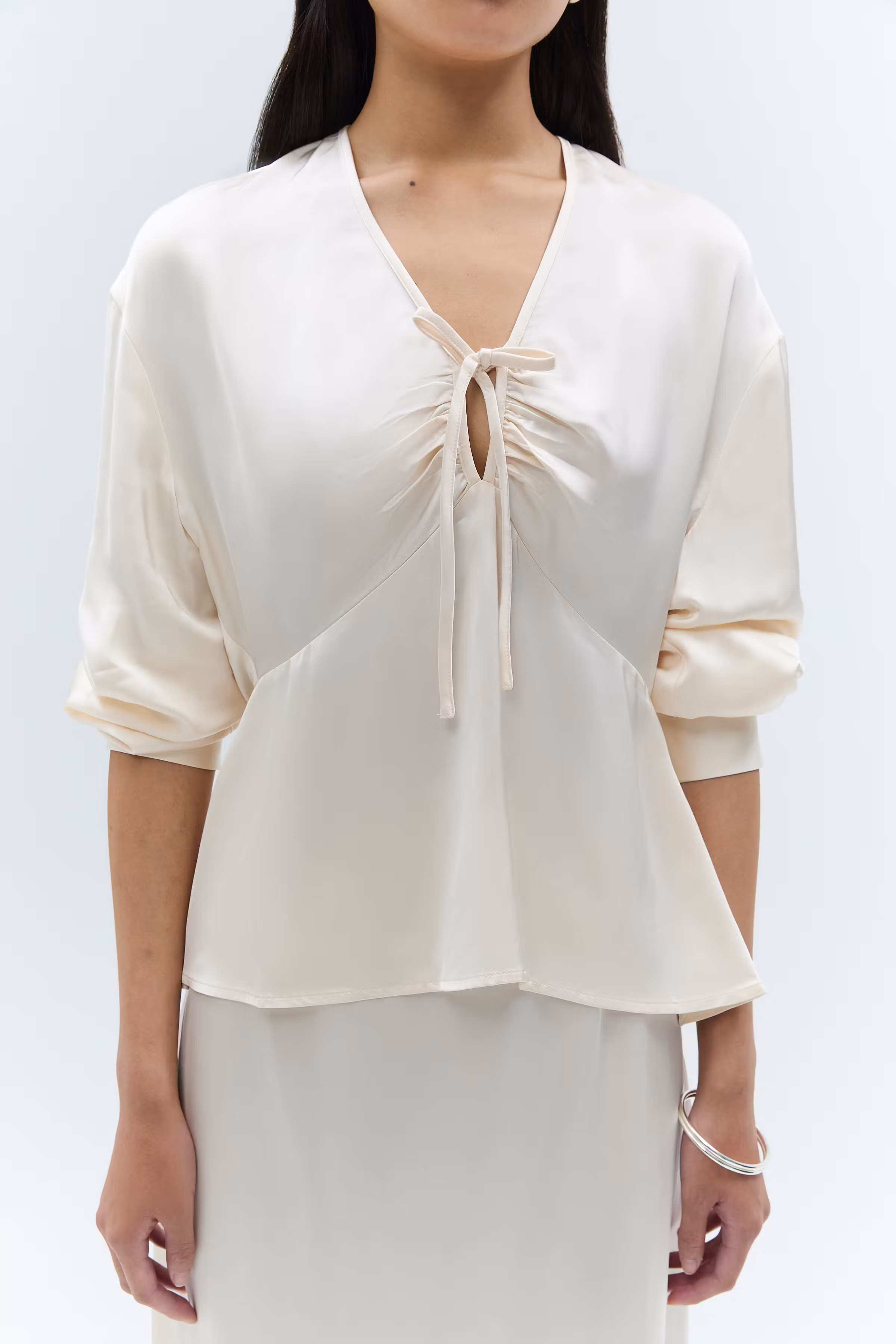 IOEvaluna Blouse LOOKBOOK DETAIL 30600008-WH011