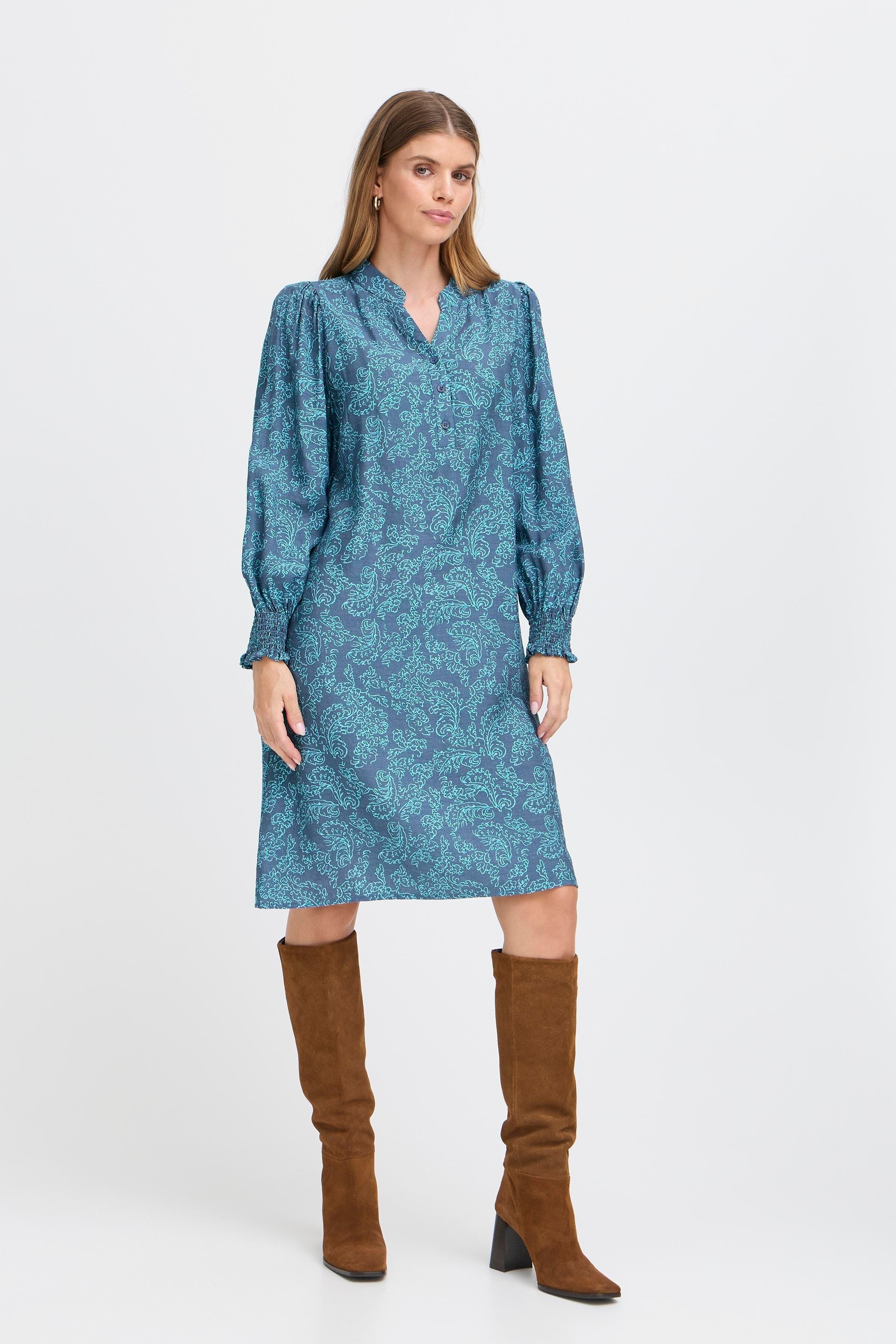 FRARIANA Kjole LOOKBOOK FRONT 20616227-205107