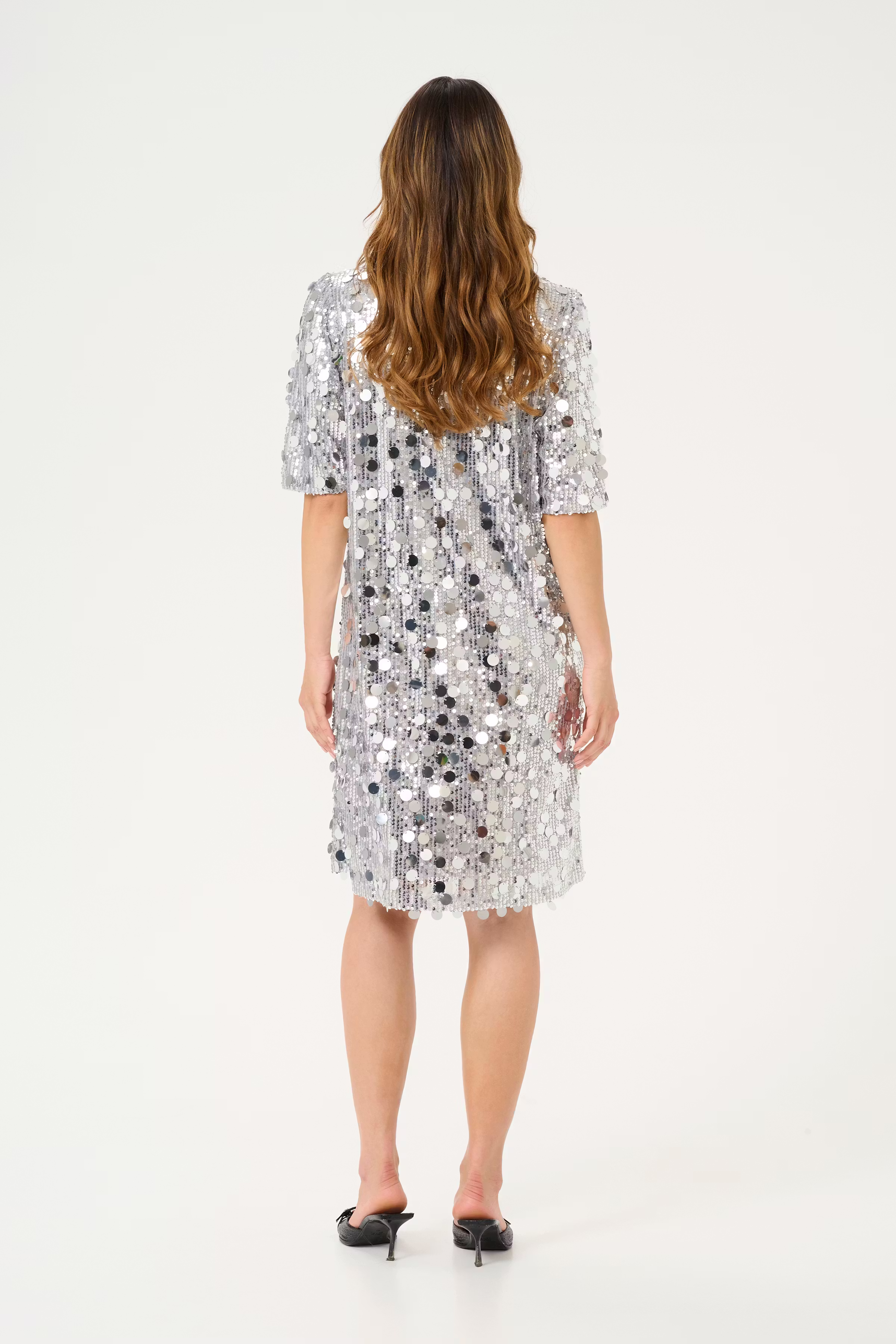 CRShine Sequin dress LOOKBOOK BACK 10613076-106679