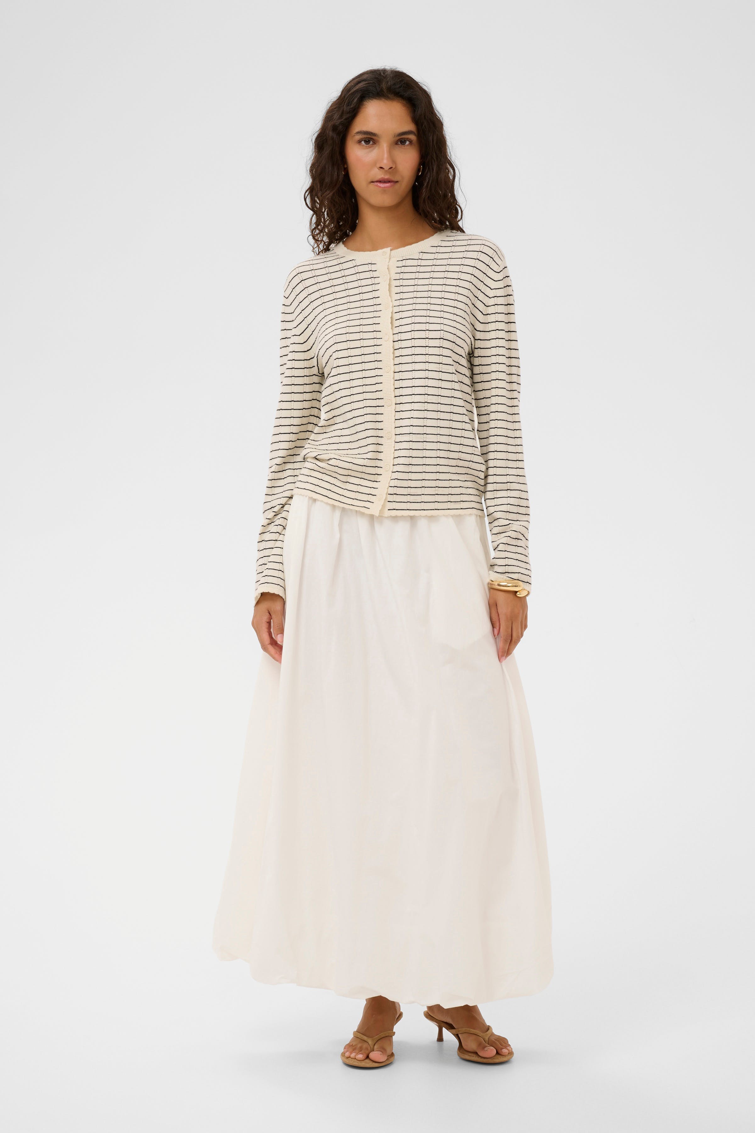 SLSpina Cardigan in broken white colour