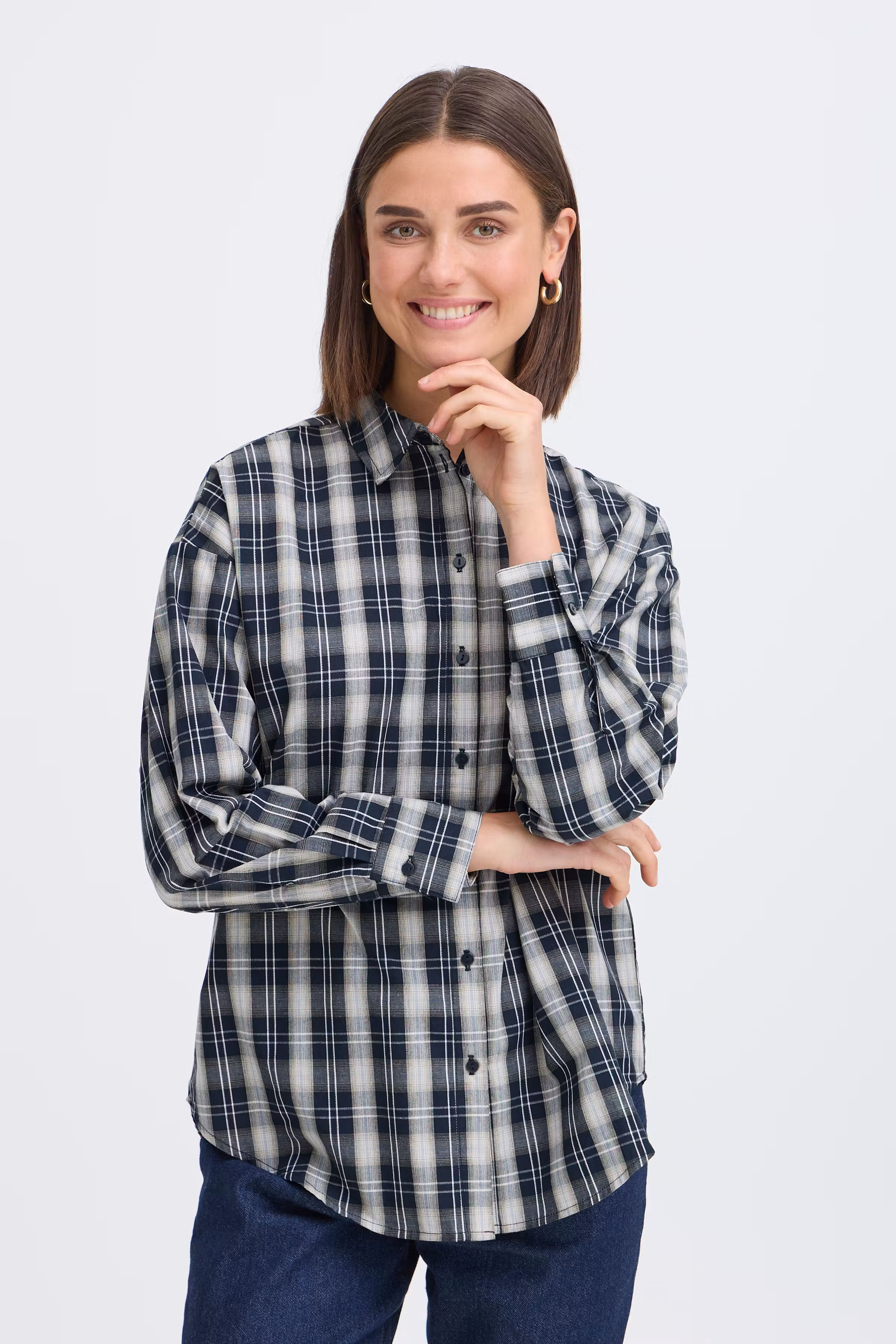 FRELARAS Bluse LOOKBOOK FRONT 20618441-900016851