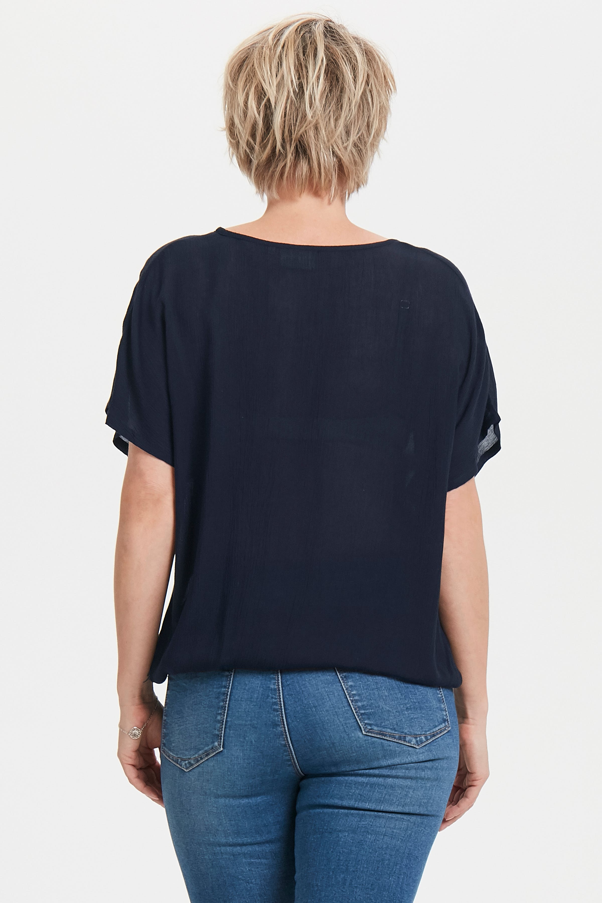 Kurzarm-Bluse LOOKBOOK BACK 10500781-52737