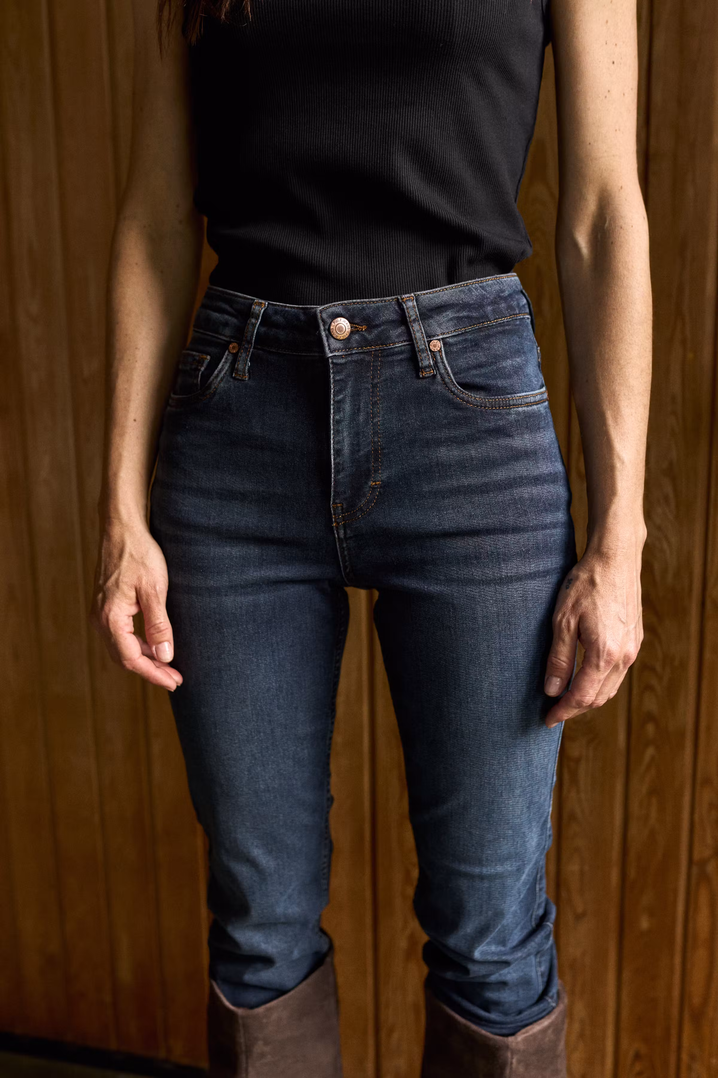 PZEMMA HW Jeans Medium Straight Leg LOCATION NONE 50206336-200002