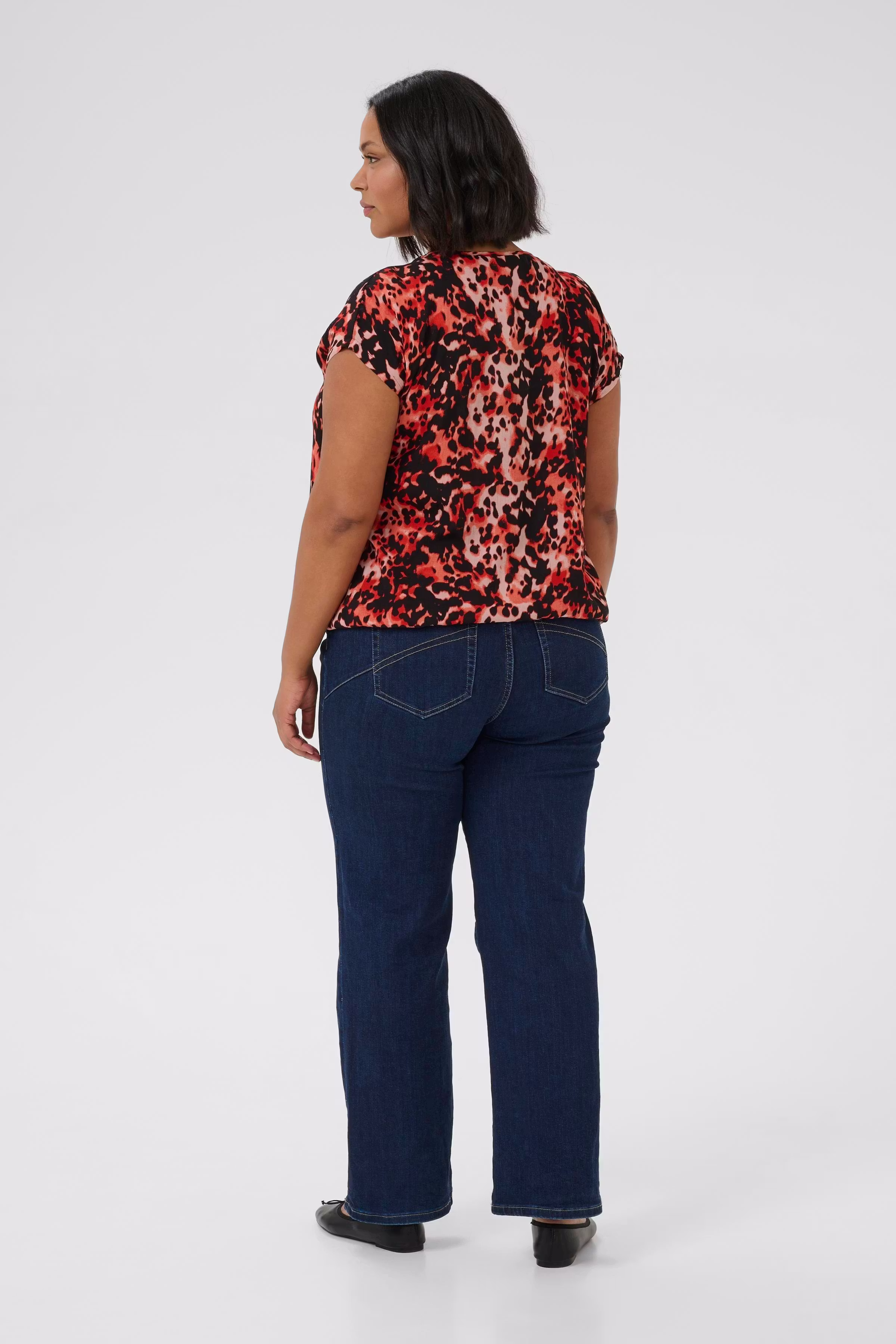 KCami Blouse Léopard LOOKBOOK BACK 10582027-108190