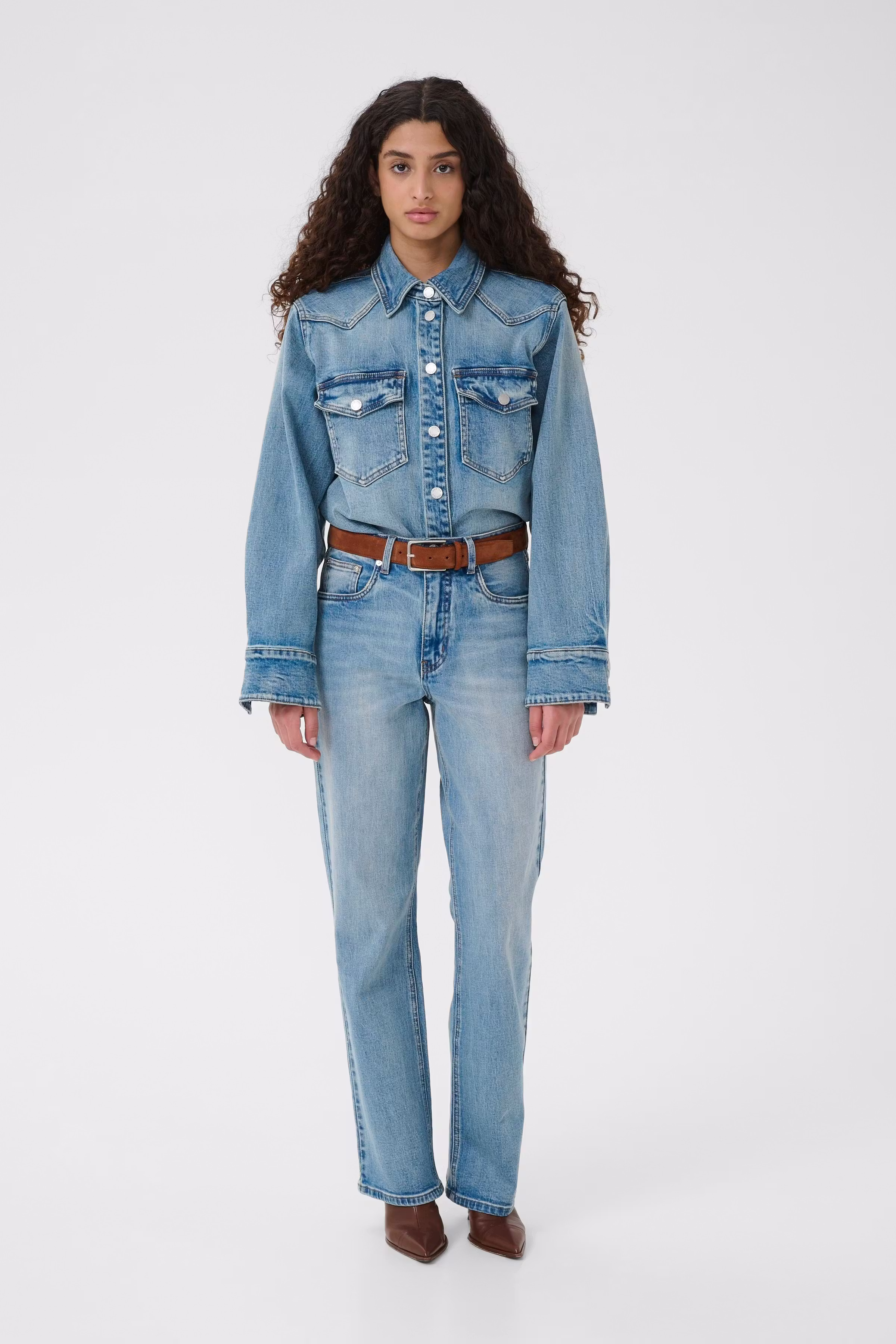 GZjardine Denim shirt LOOKBOOK FRONT 10911007-104590