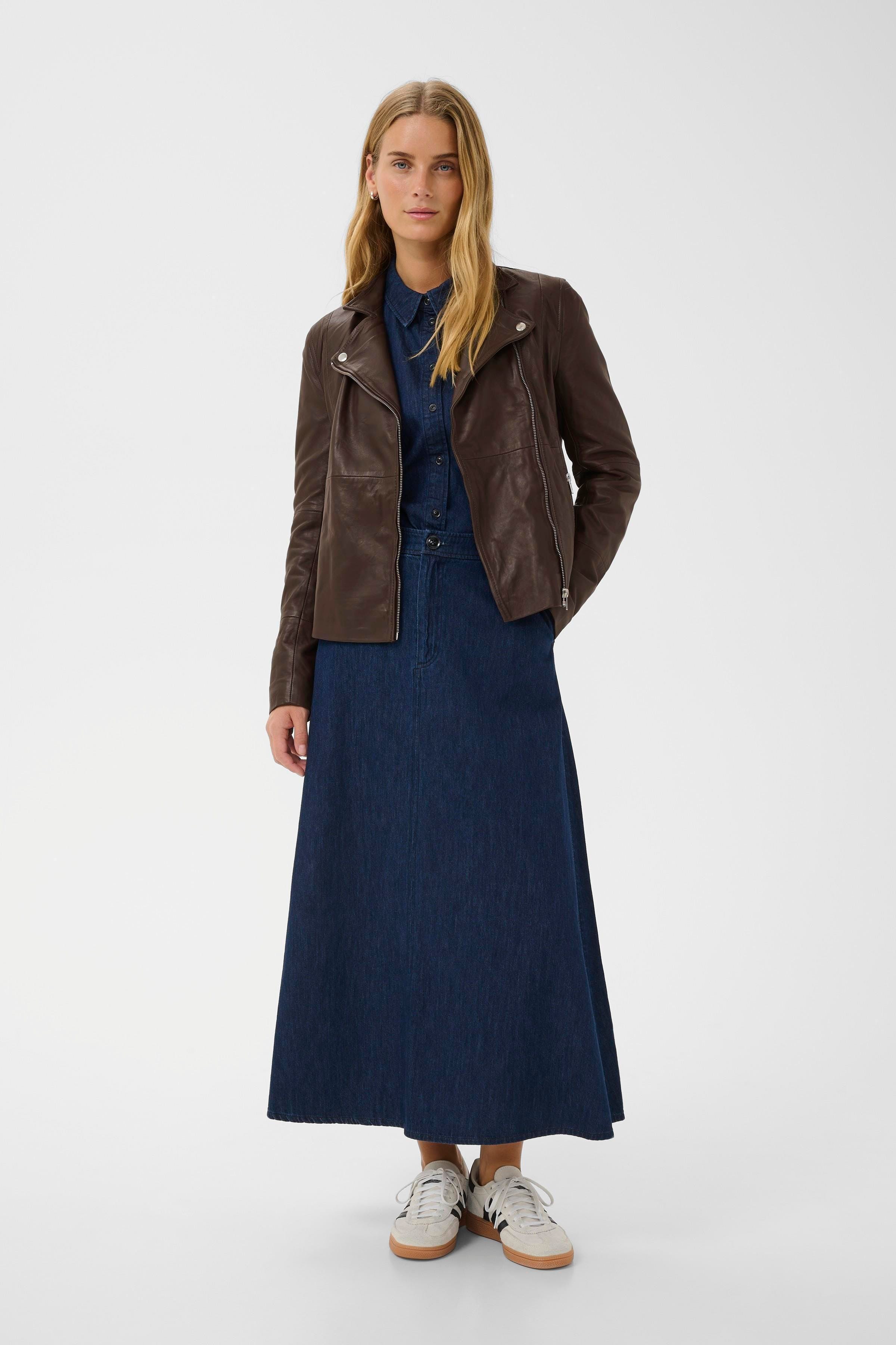 FrancesPW Leather jacket LOOKBOOK FRONT 30305718-191106