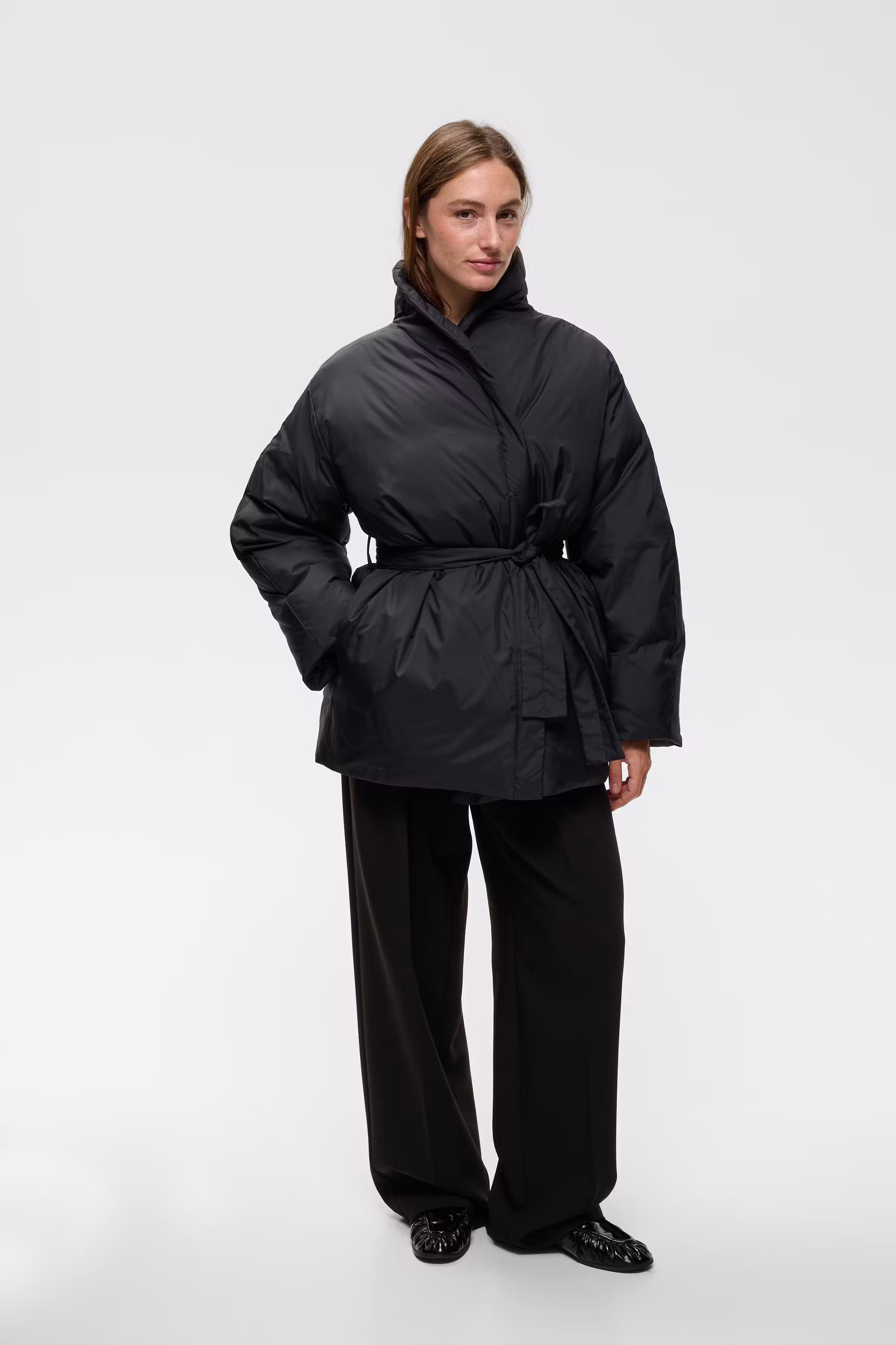 ZINNAHIW Steppjacke mit Gürtel LOOKBOOK FRONT 30112660-194008