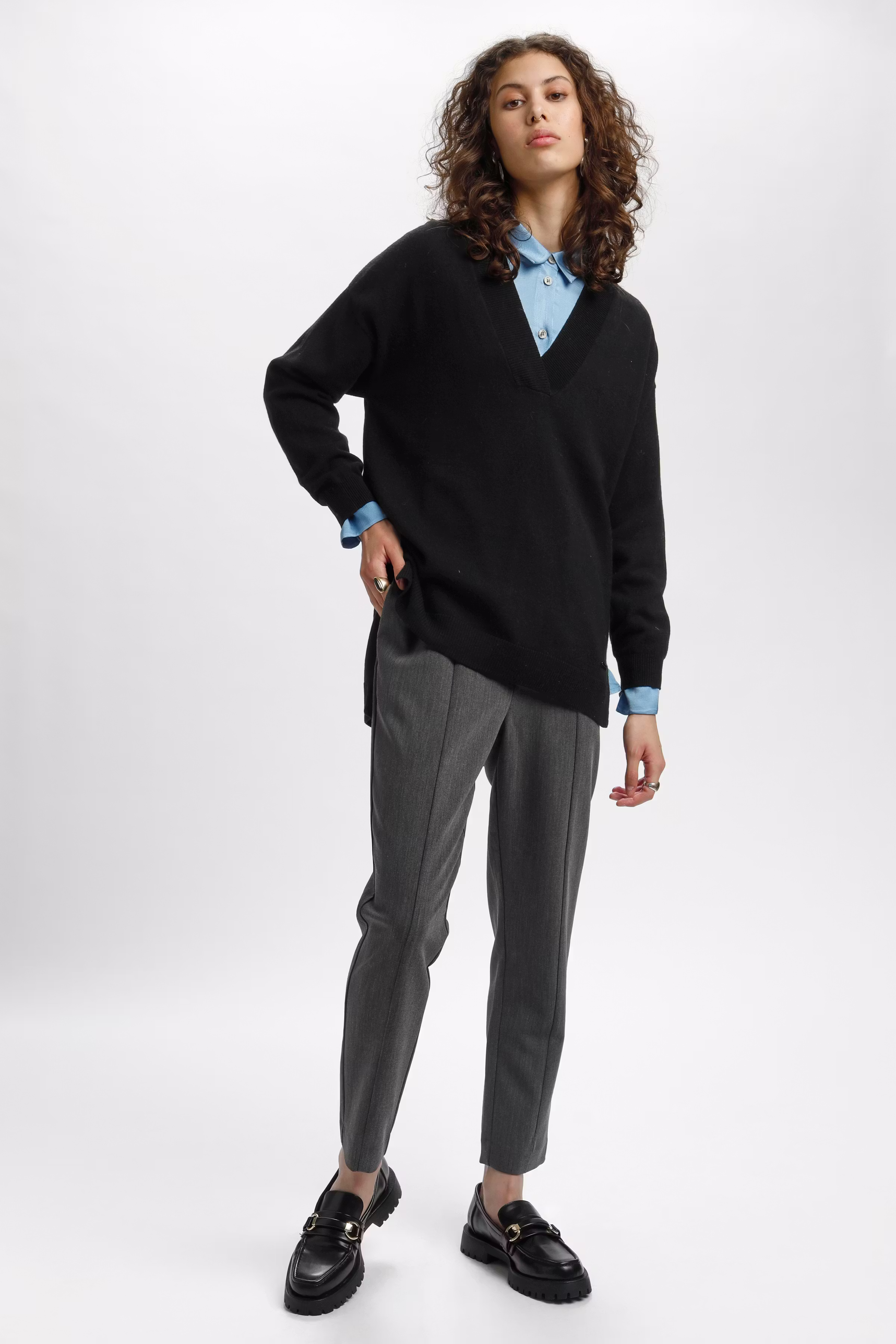 JeanKB Striktrøje LOOKBOOK FRONT 10103639-194008