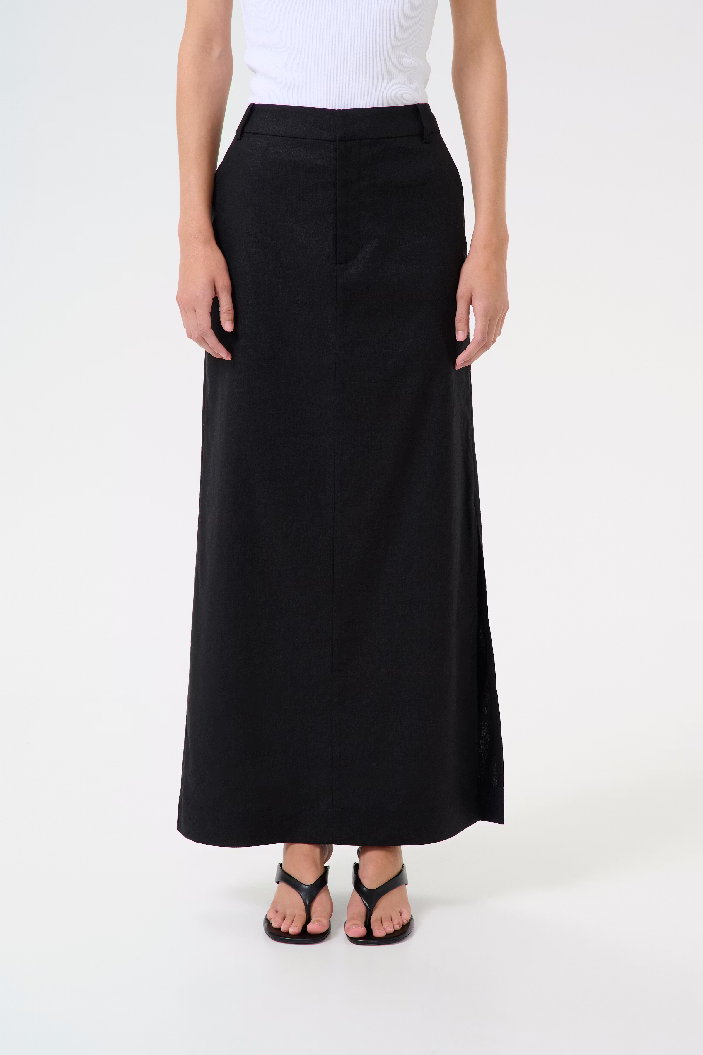 GZizza linen skirt LOOKBOOK FRONT 10910283-100017