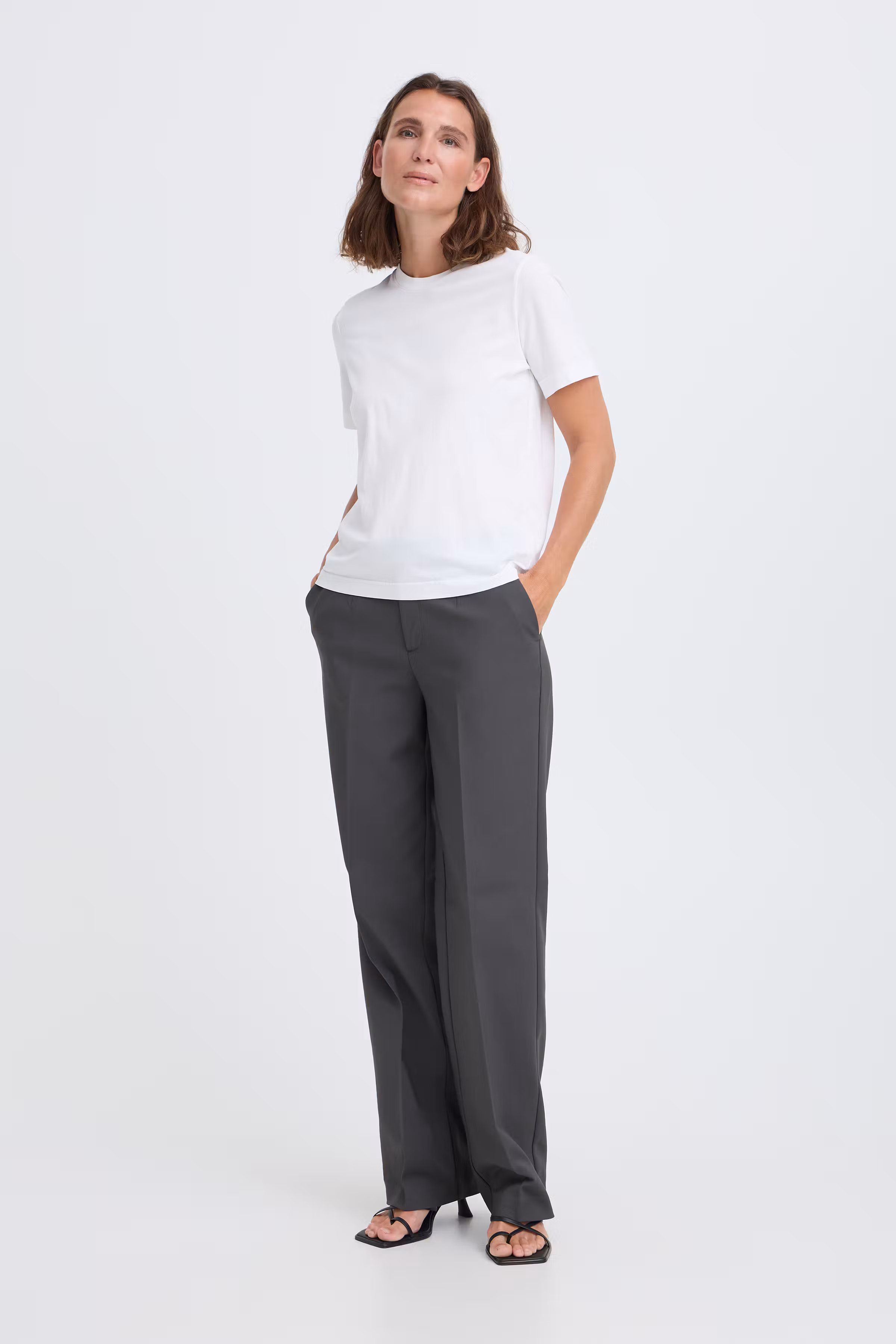 PZBINDY High Waist Wide Leg Bukser LOOKBOOK FRONT 50206519-193902