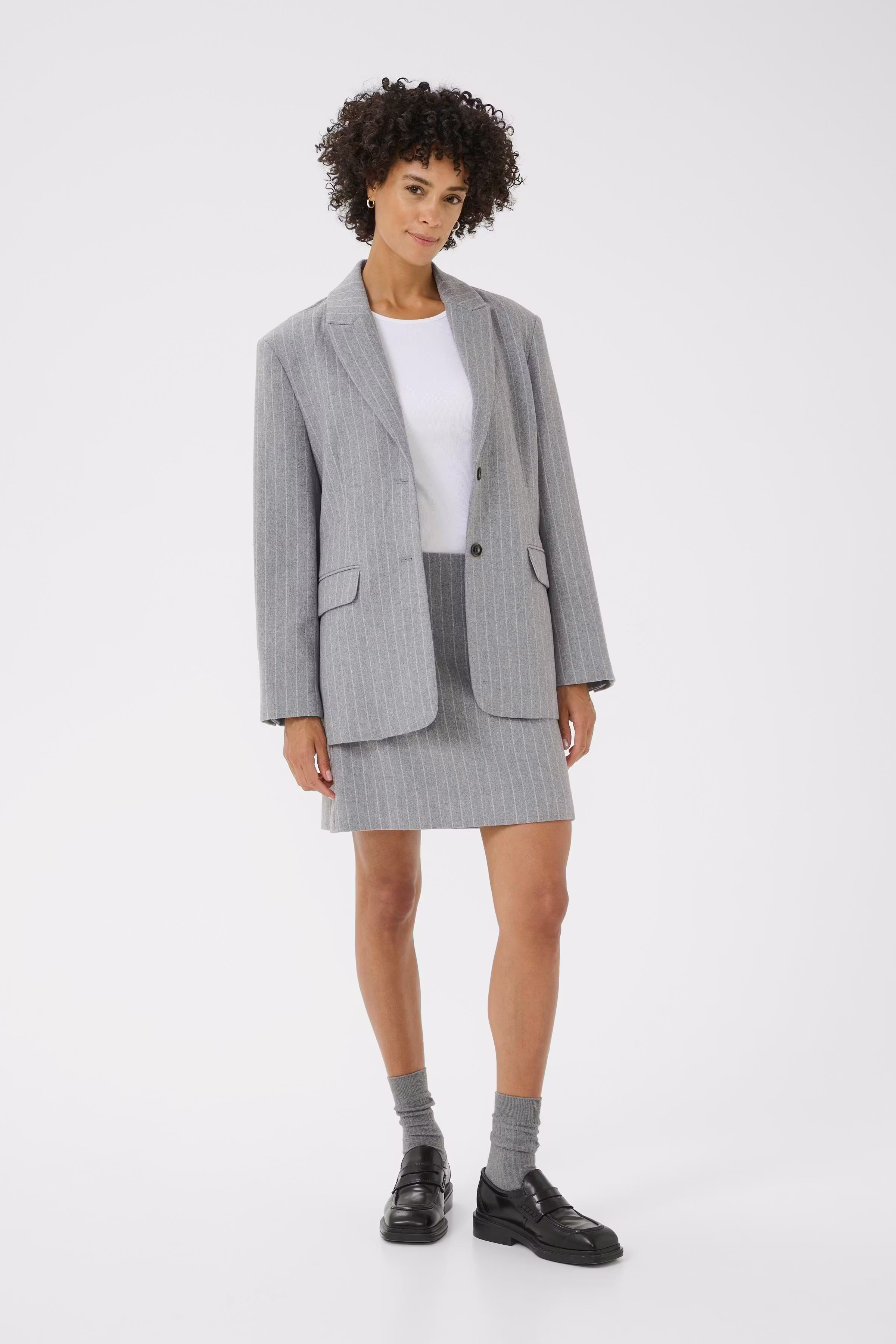 SissaPW Kjol LOOKBOOK FRONT 30310043-304319