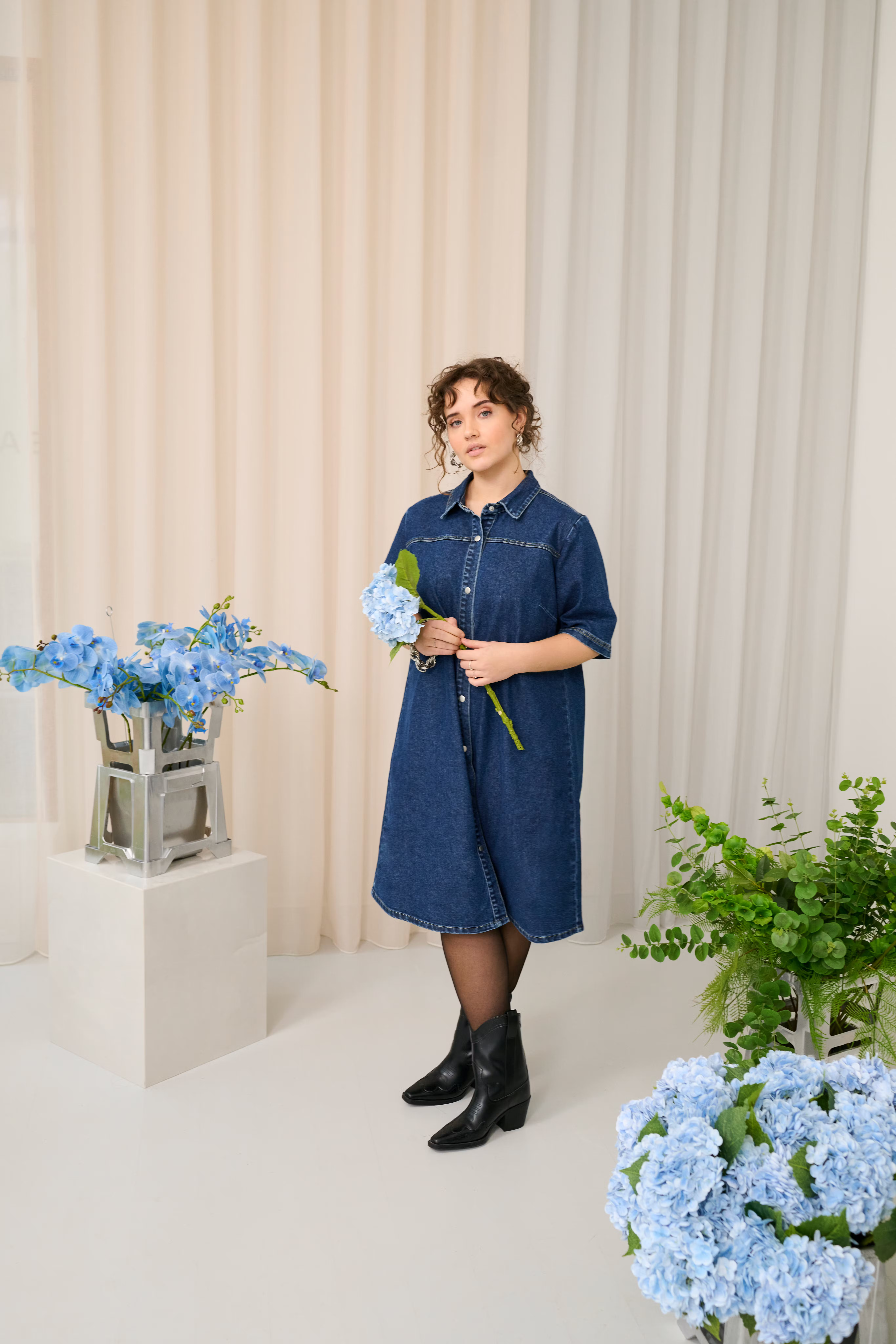 KCsandria Denimkjole LOCATION NONE 10583533-102272