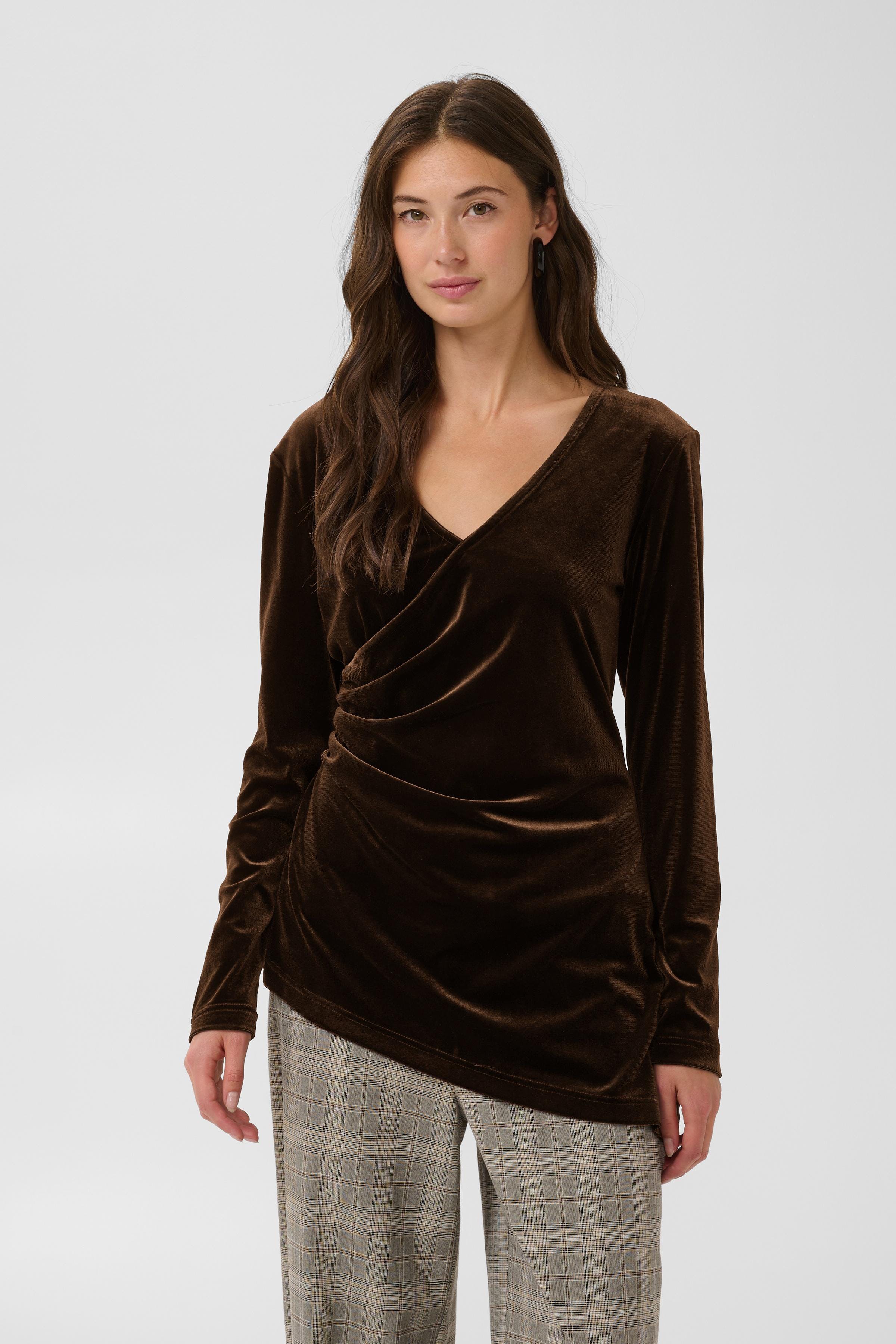 CUCHANANNA Velvet blouse
 LOOKBOOK FRONT 50114125-190915