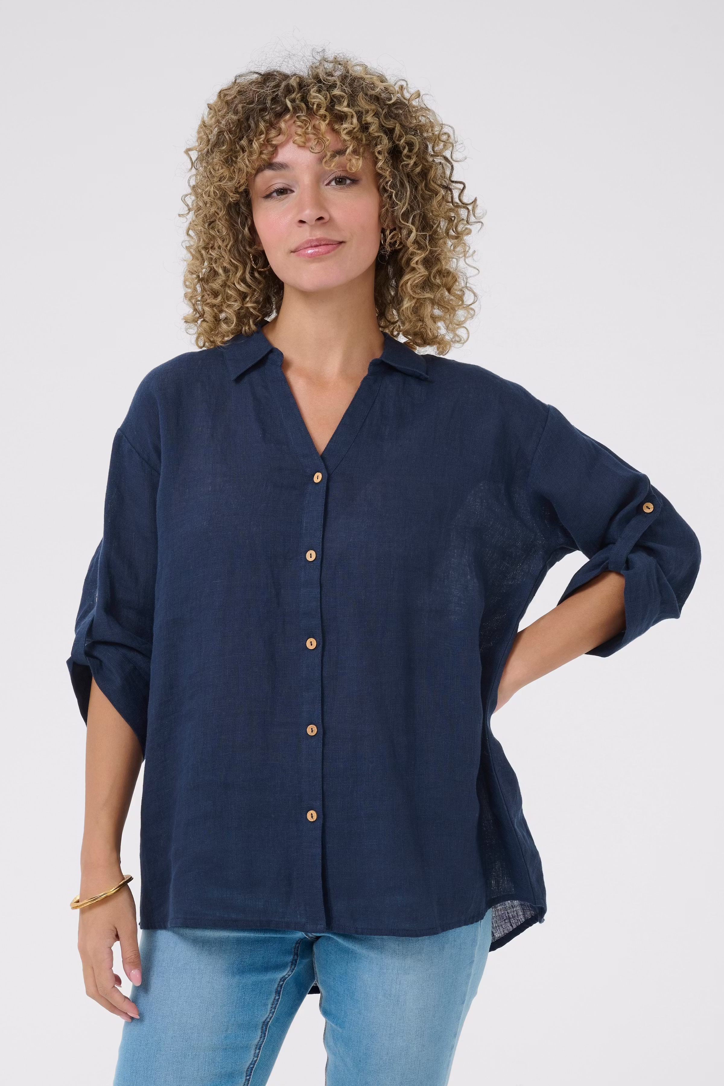 CRBellis Leinen Hemd LOOKBOOK FRONT 10612267-194024