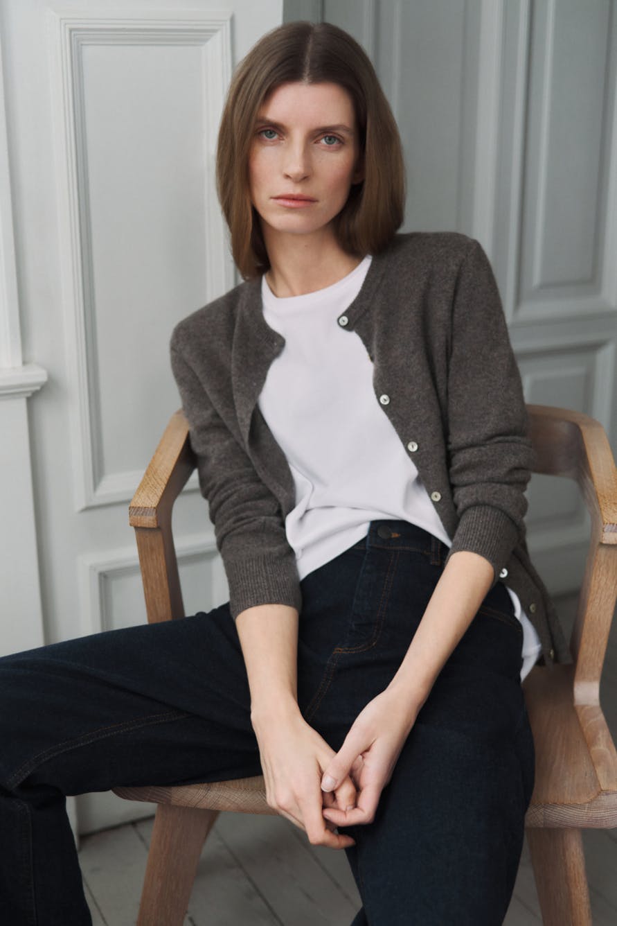 LukkaIW Cashmere Cardigan LOCATION NONE 30107630-300872