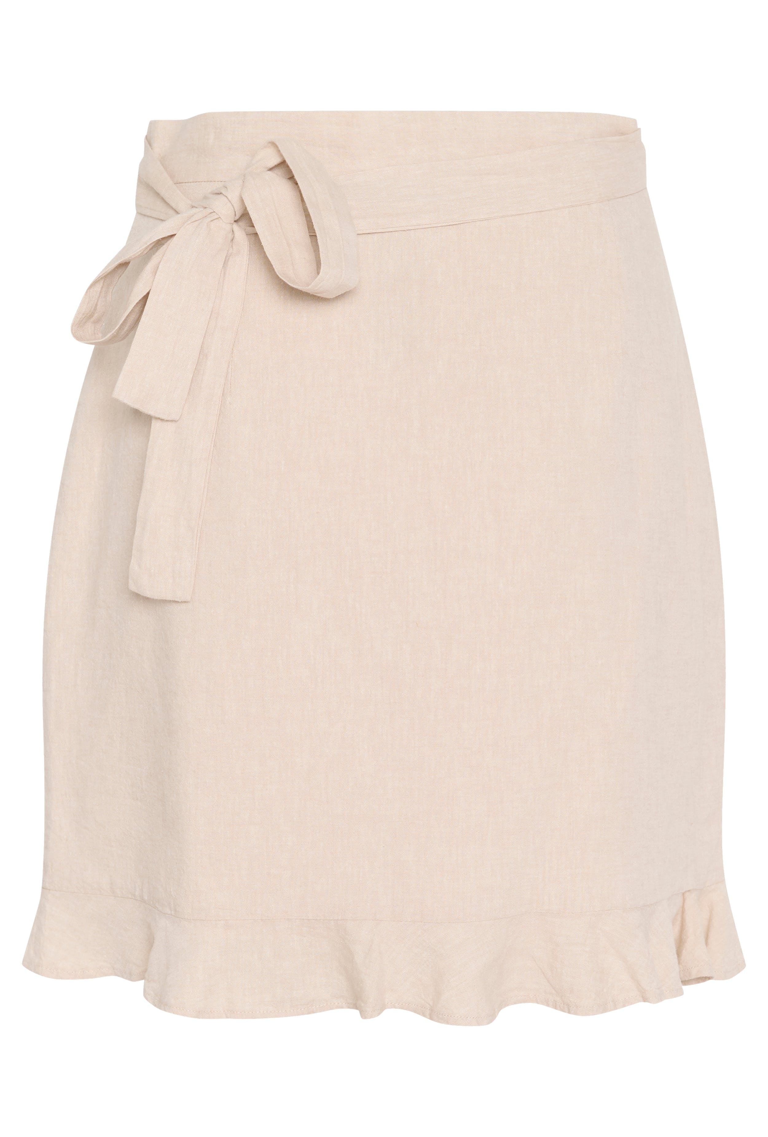 FaridaIW Linen Skirt PACK BACK 30110440-1304031