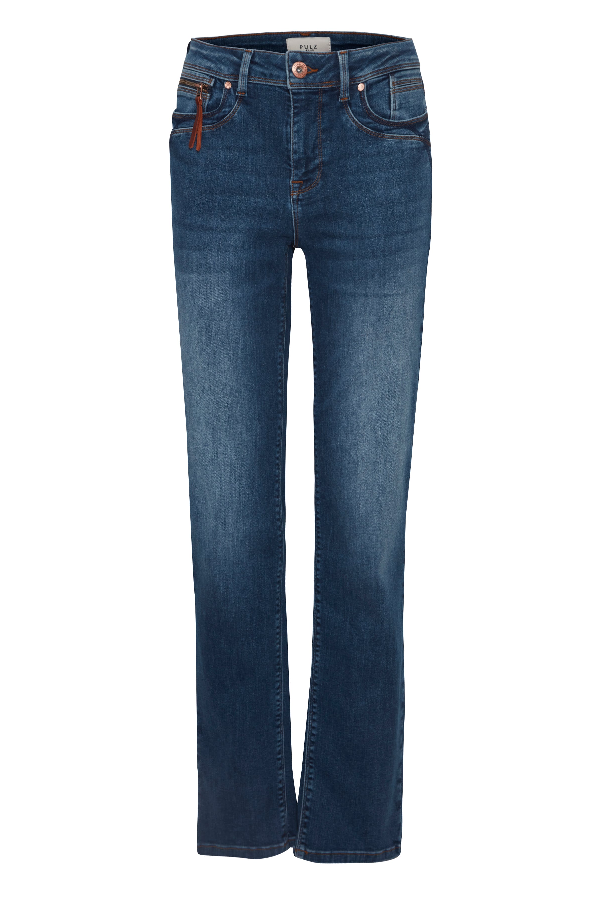 PZKAROLINA HW Jeans Straight Leg PACK FRONT 50205580-200008