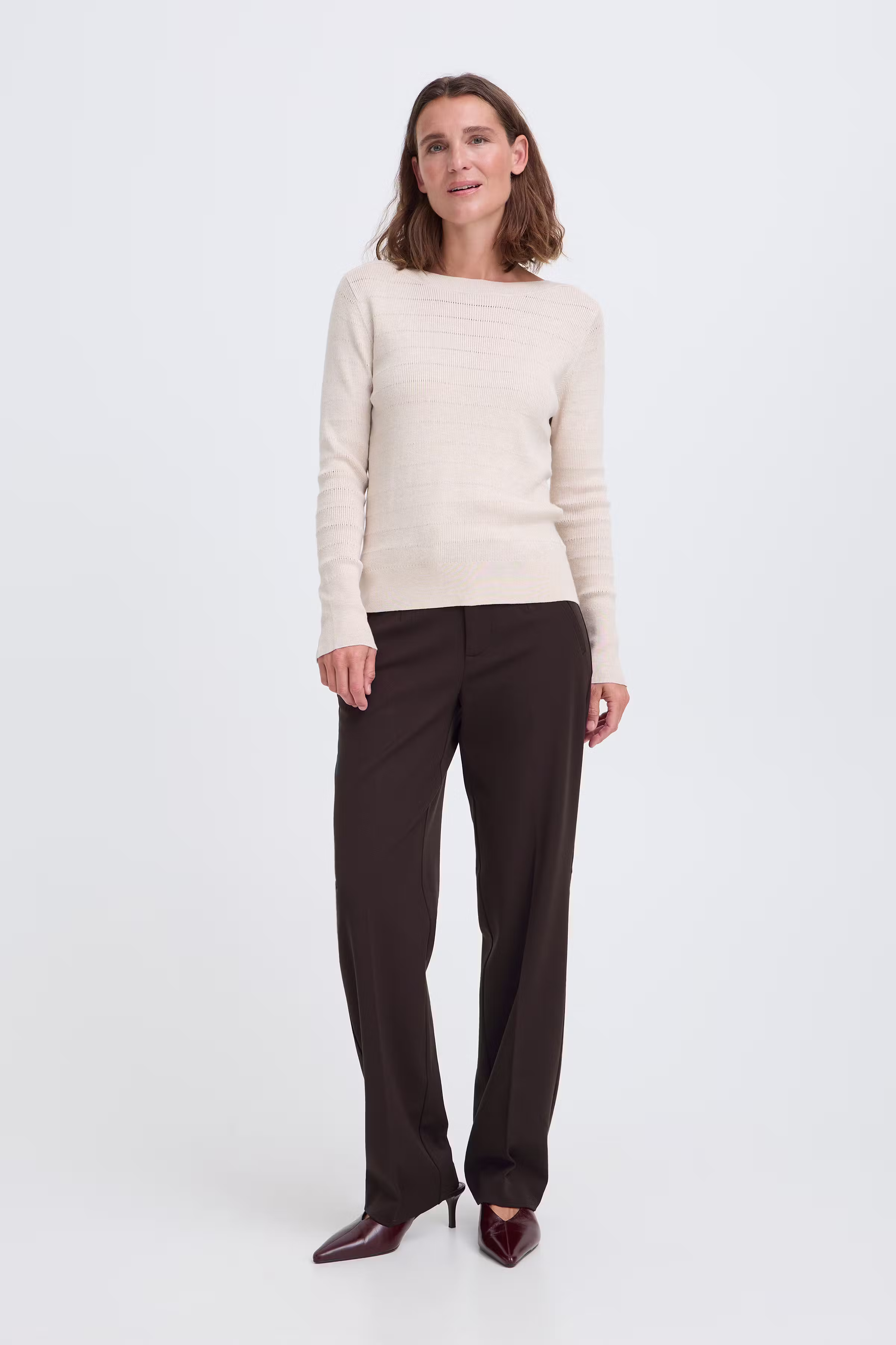 PZLEONORA Bukser LOOKBOOK FRONT 50206251-191103