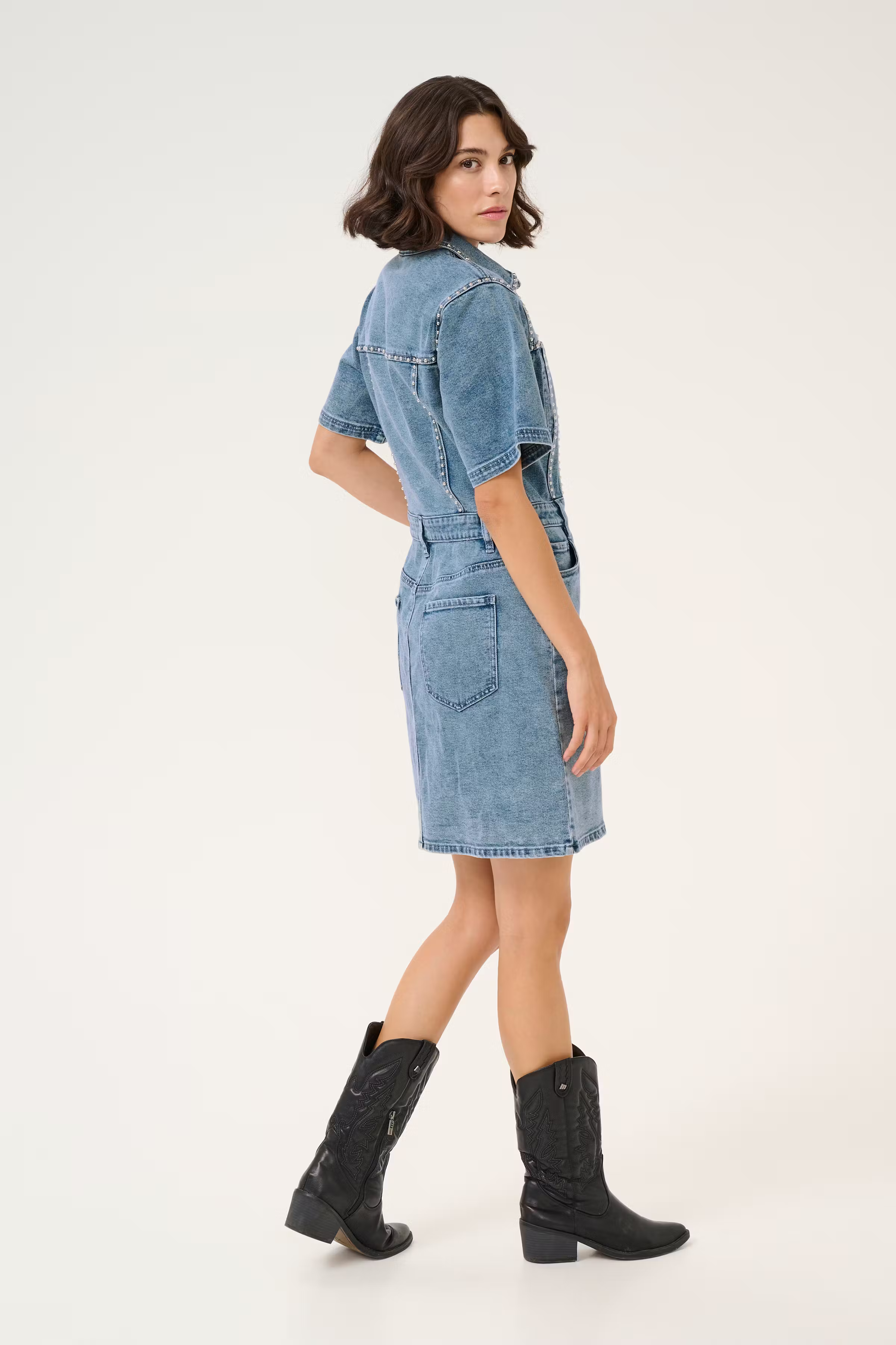 KAdoriana Denim Jurk LOOKBOOK BACK 10509578-107702