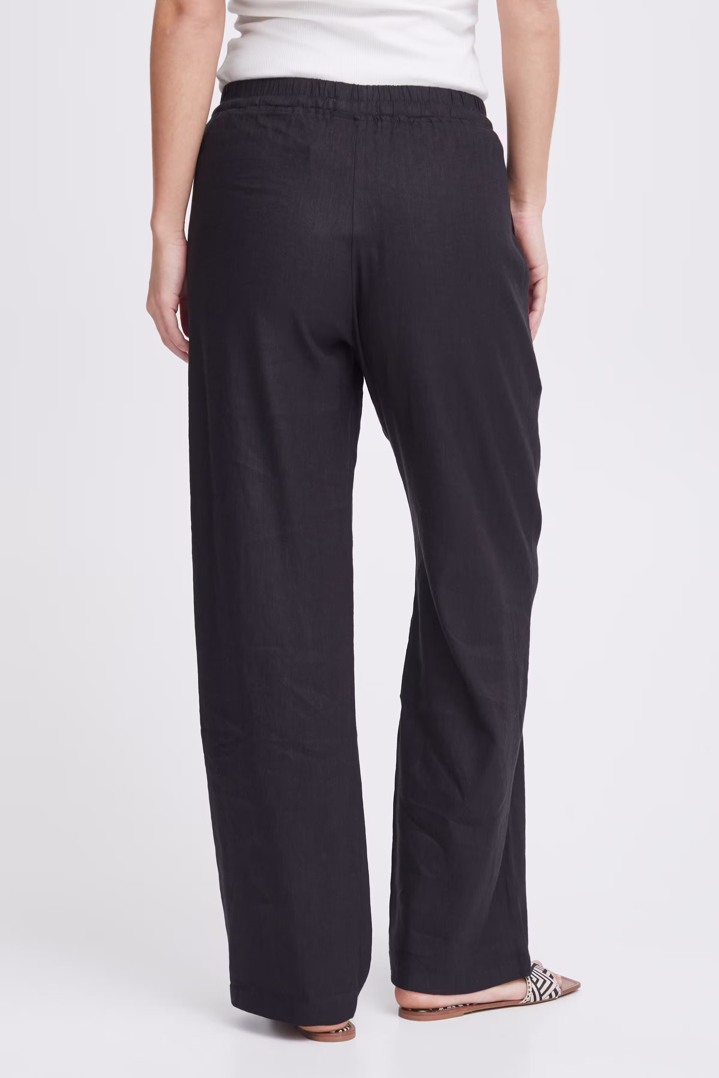 PZLUCA Full Length Wide Leg Bukser LOOKBOOK BACK 50208020-193911