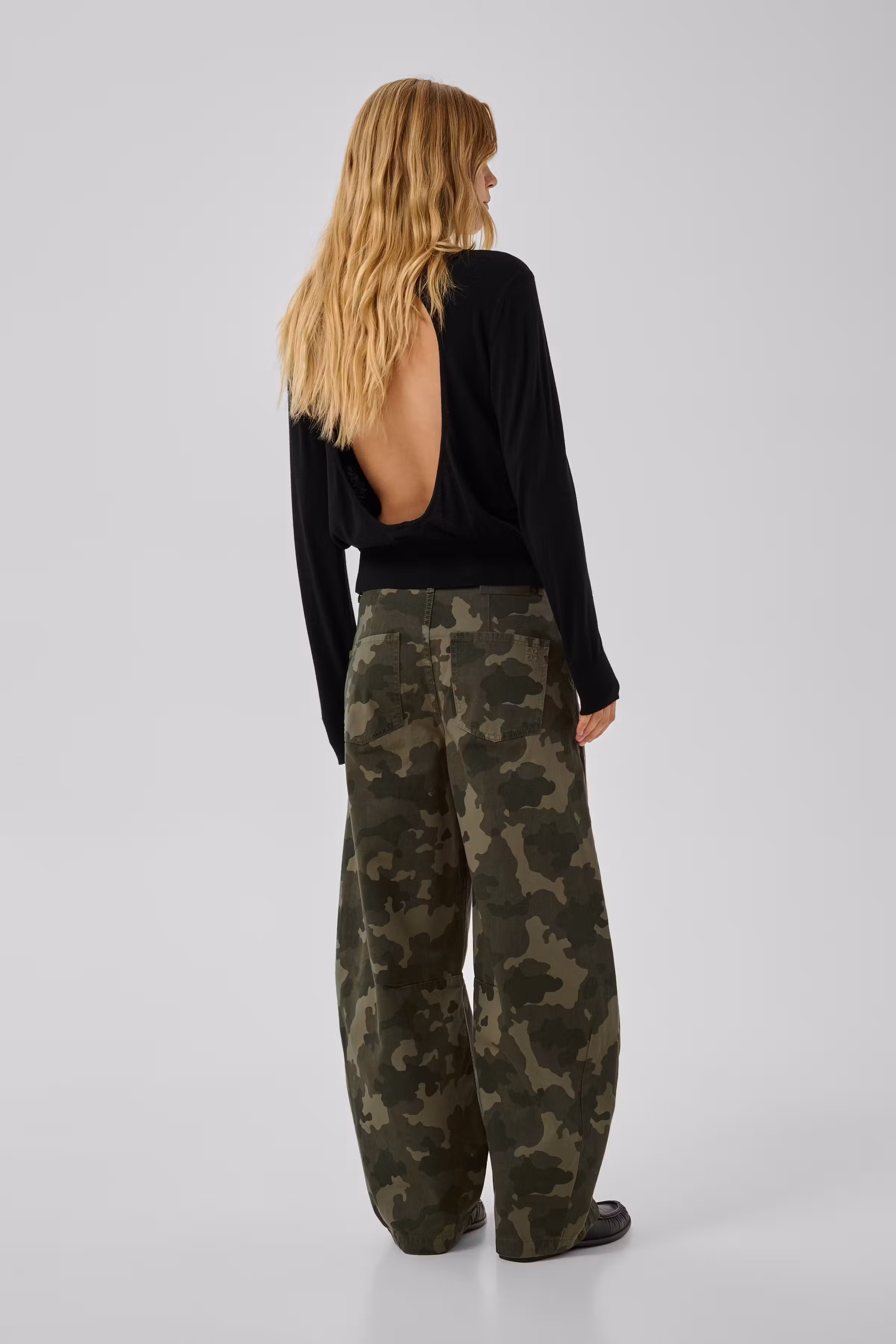 MWFro Camouflage barrelbyxor LOOKBOOK BACK 10706123-1000992