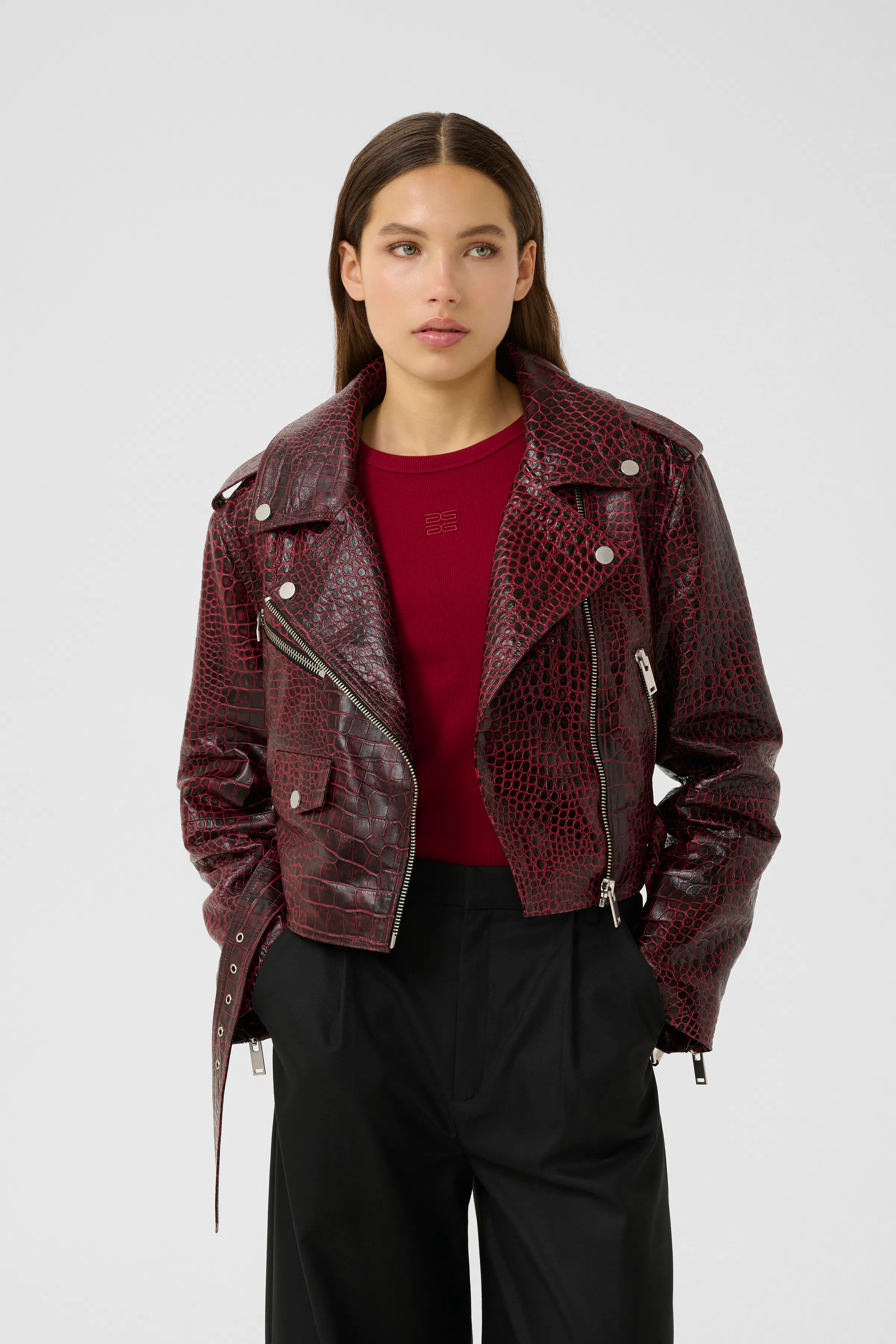 GZbasilia Leather jacket LOOKBOOK FRONT 10910558-108291