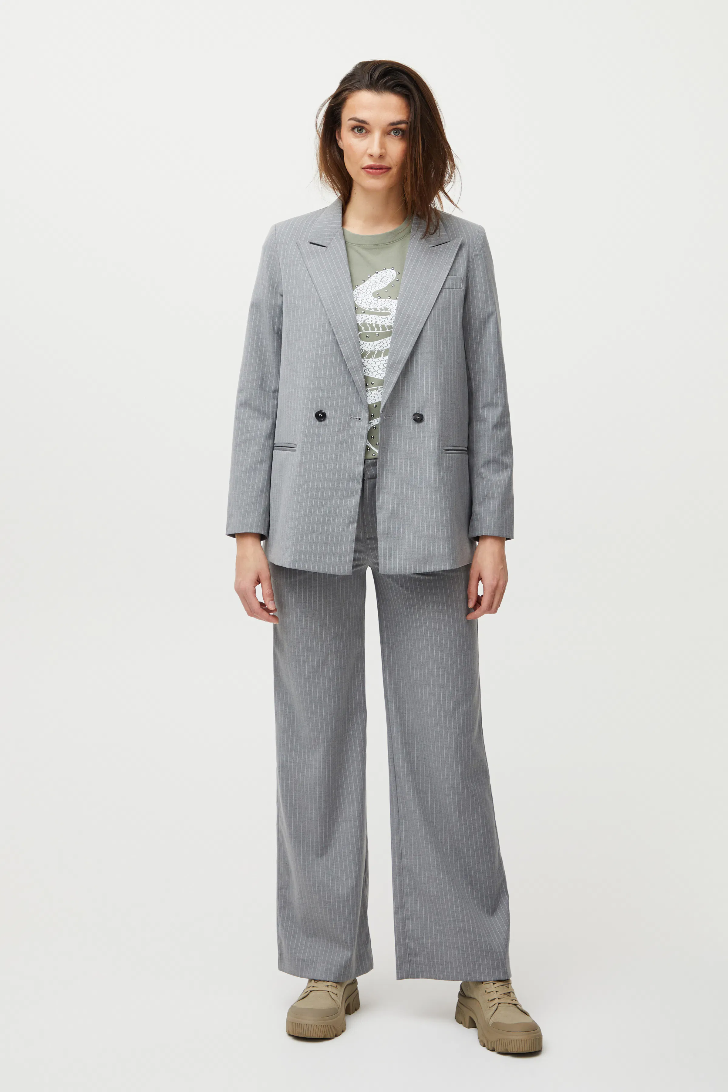 PZMARIELLA High Waist Wide Leg Trousers LOOKBOOK FRONT 50207882-202762