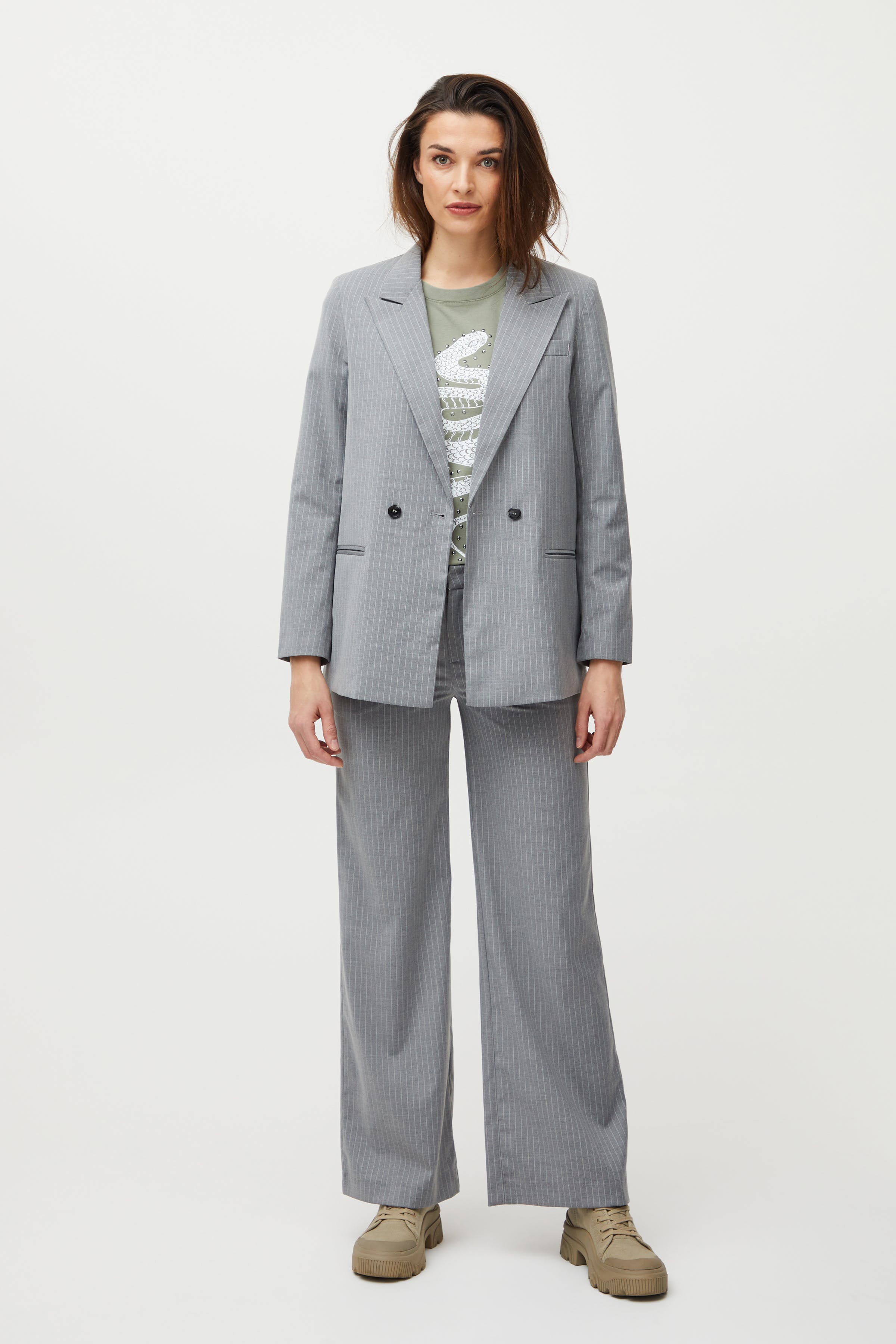 PZMARIELLA High Waist Wide Leg Hose LOOKBOOK FRONT 50207882-202762