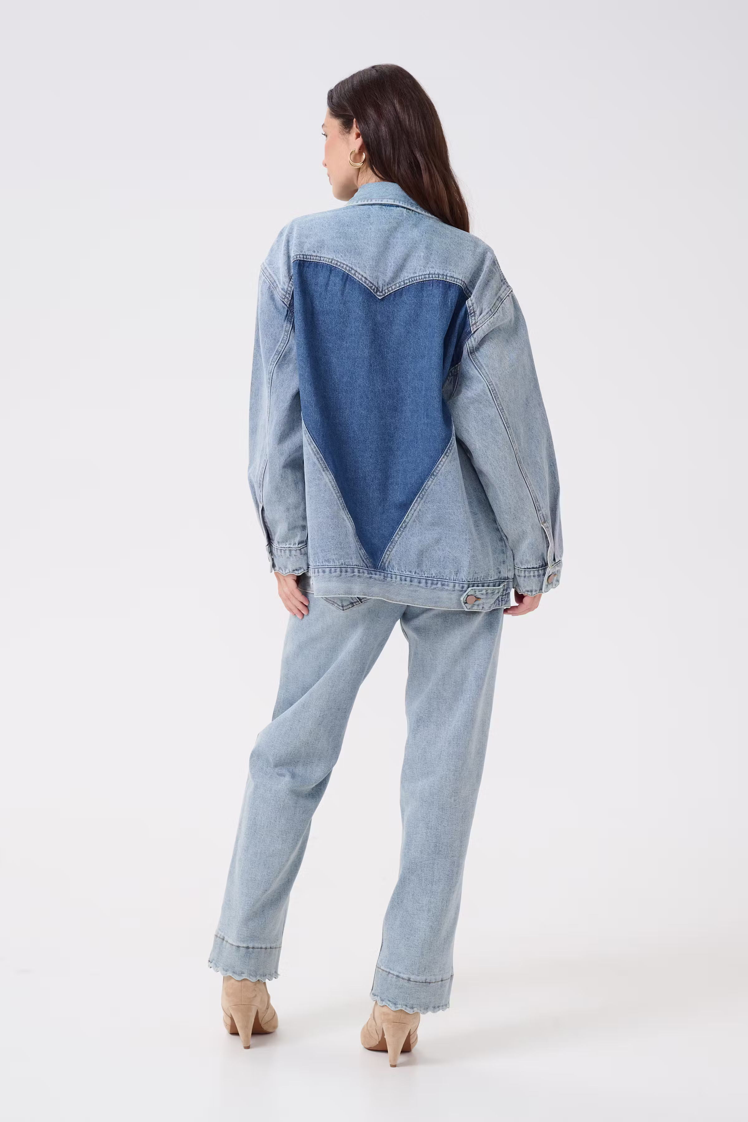 CRGigi Denim Jacke LOOKBOOK BACK 10613363-107200