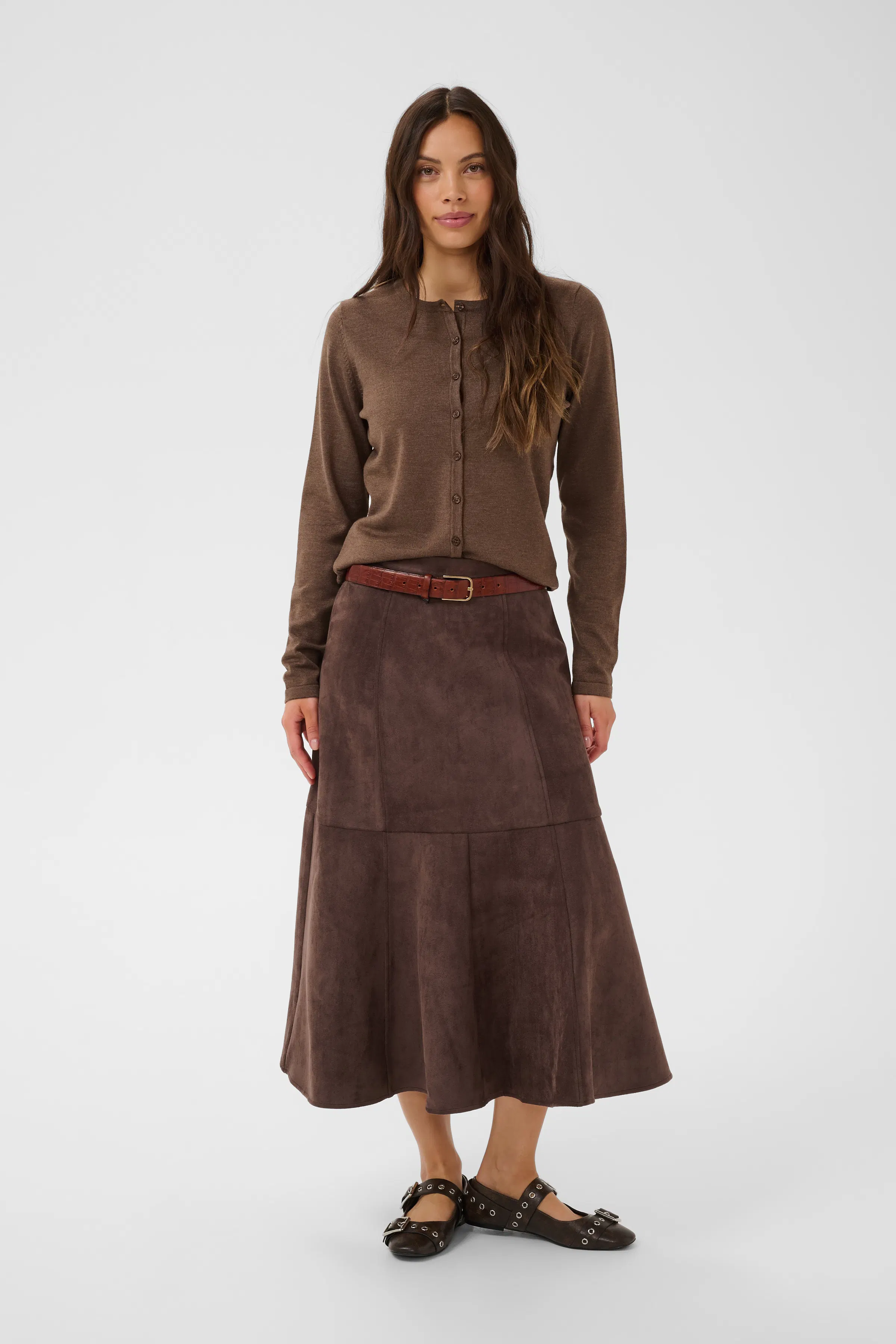 MilaSZ R-Neck Cardigan LOOKBOOK FRONT 30500005-1912241