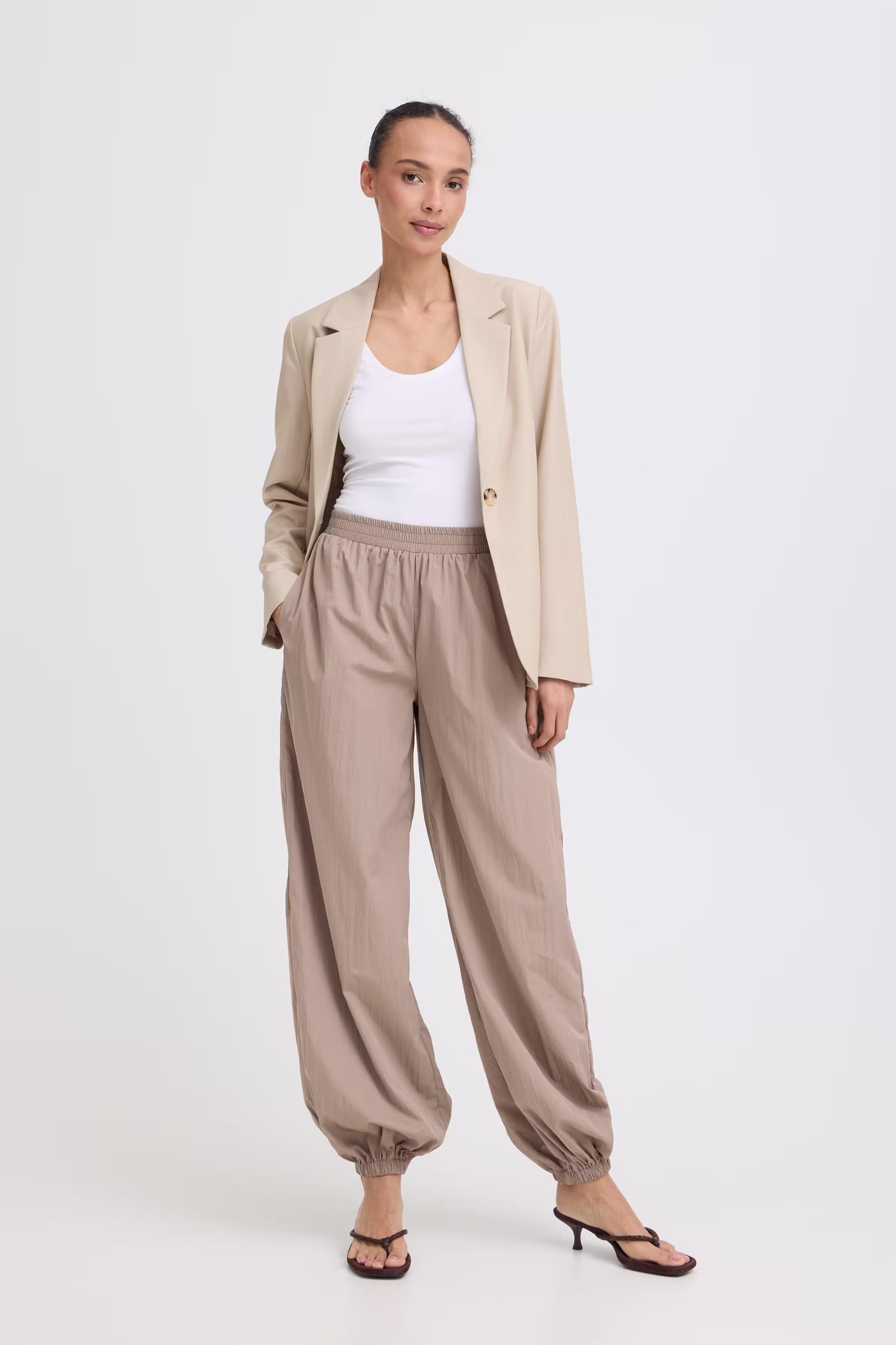 BYJADYN Bukser LOOKBOOK FRONT 20819698-171314