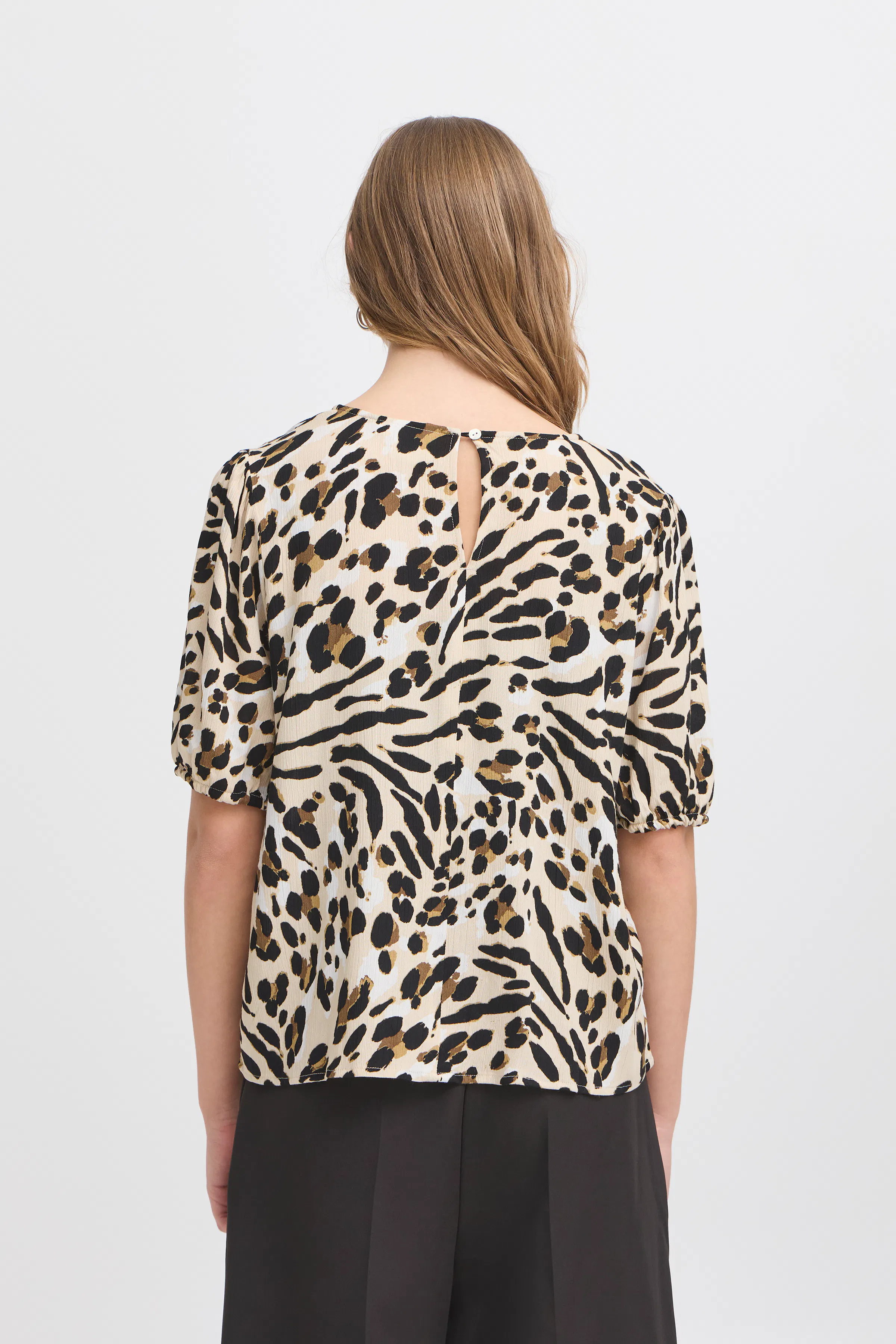 IHMARRAKECH Kortermet bluse LOOKBOOK BACK 20122973-204480