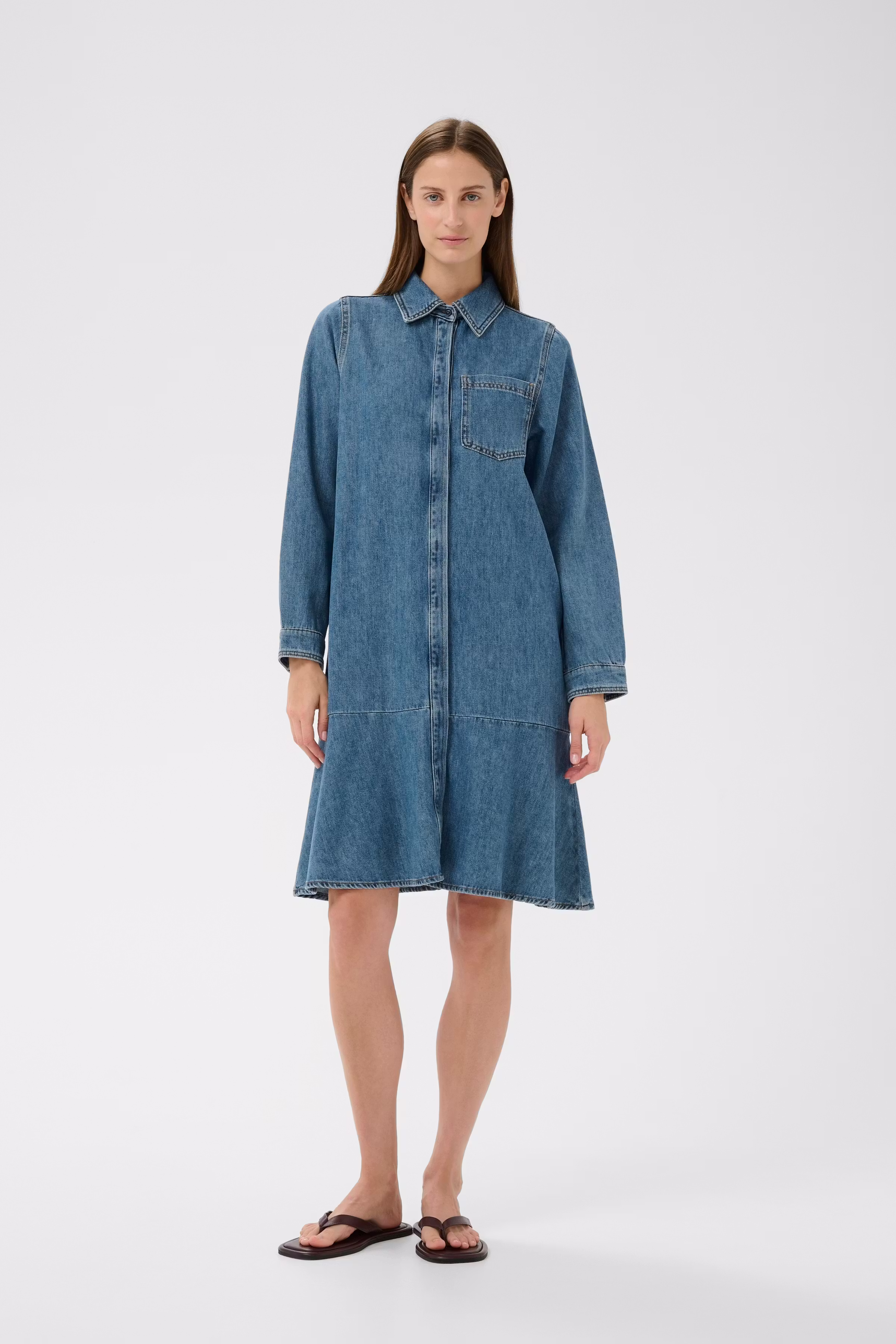 DOPHINAIW Denim Kleid LOOKBOOK FRONT 30112323-900006619