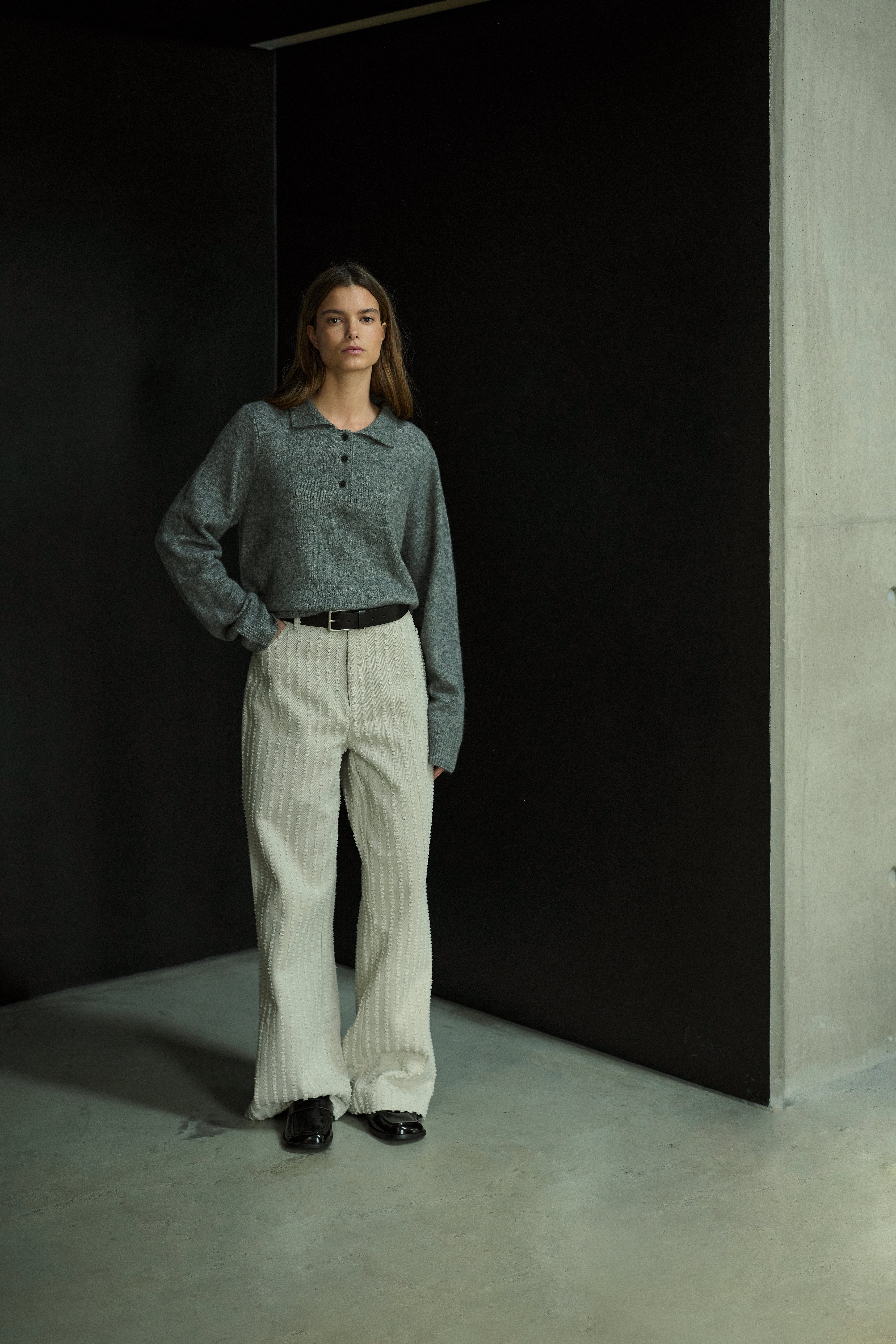 KBNoabelle Poloshirt i strik LOCATION NONE 10105346-1638011