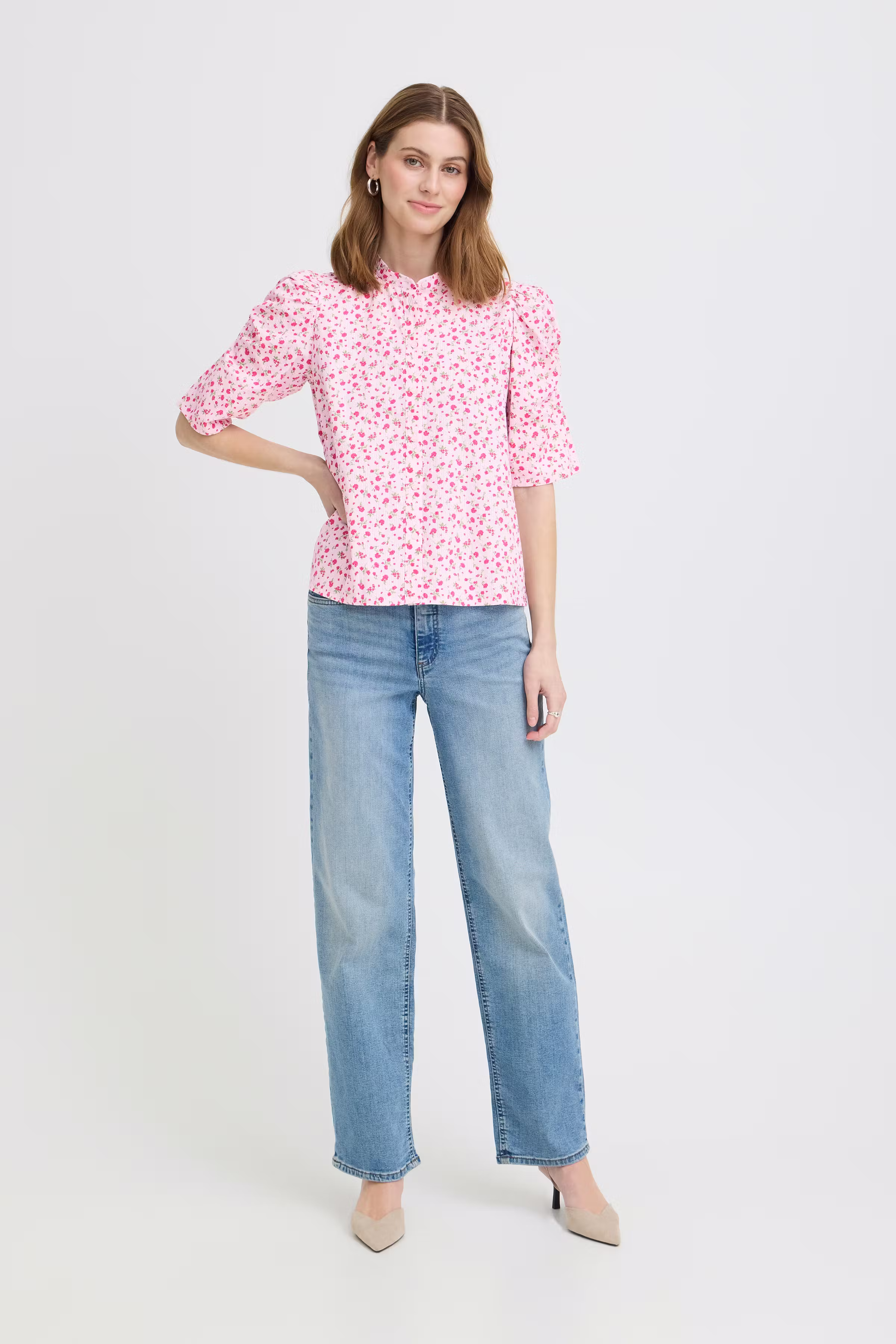 Kortermet skjorte LOOKBOOK FRONT 20123471-900005845