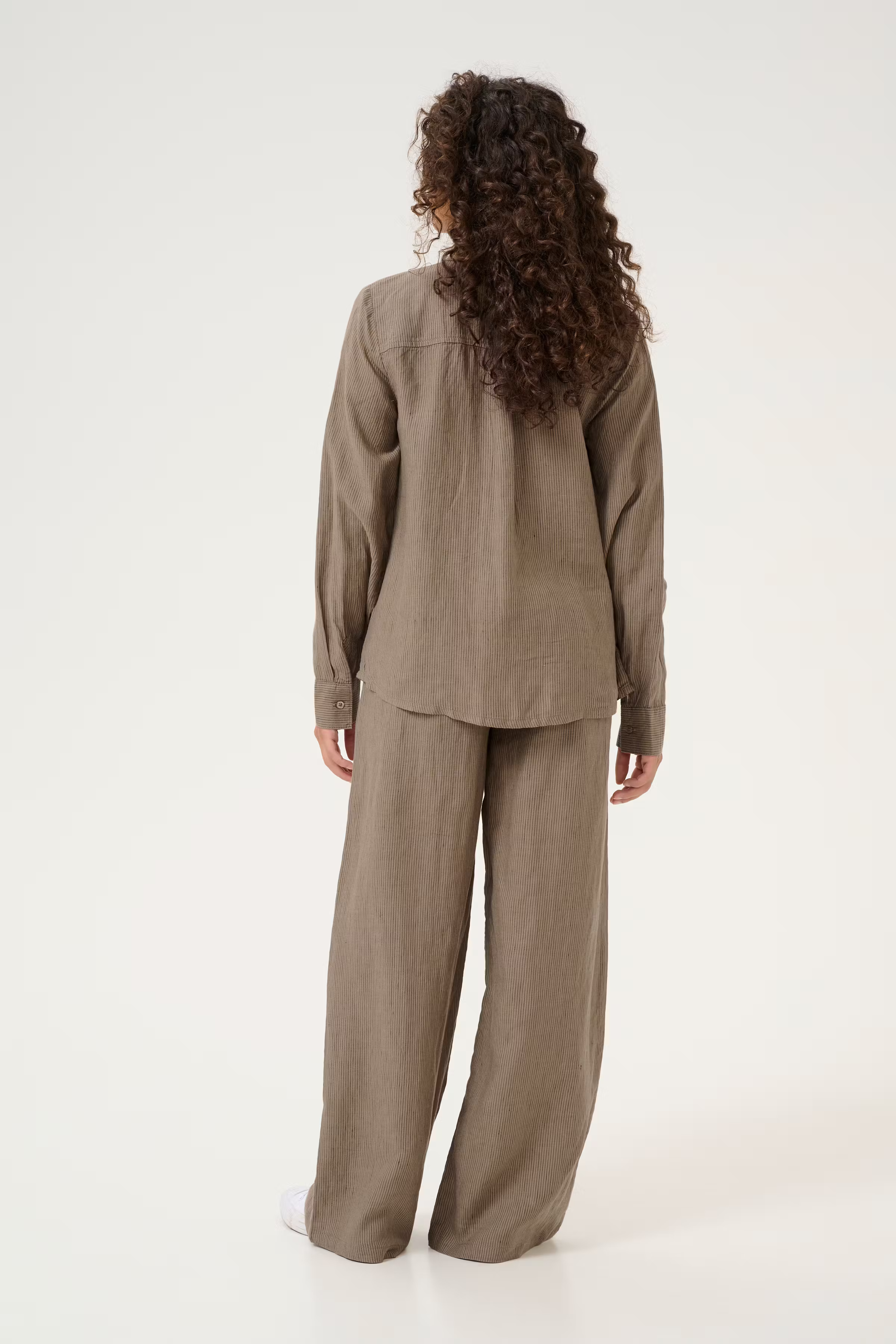 CUnyssa 100% Lin Skjorte LOOKBOOK BACK 50111694-107484