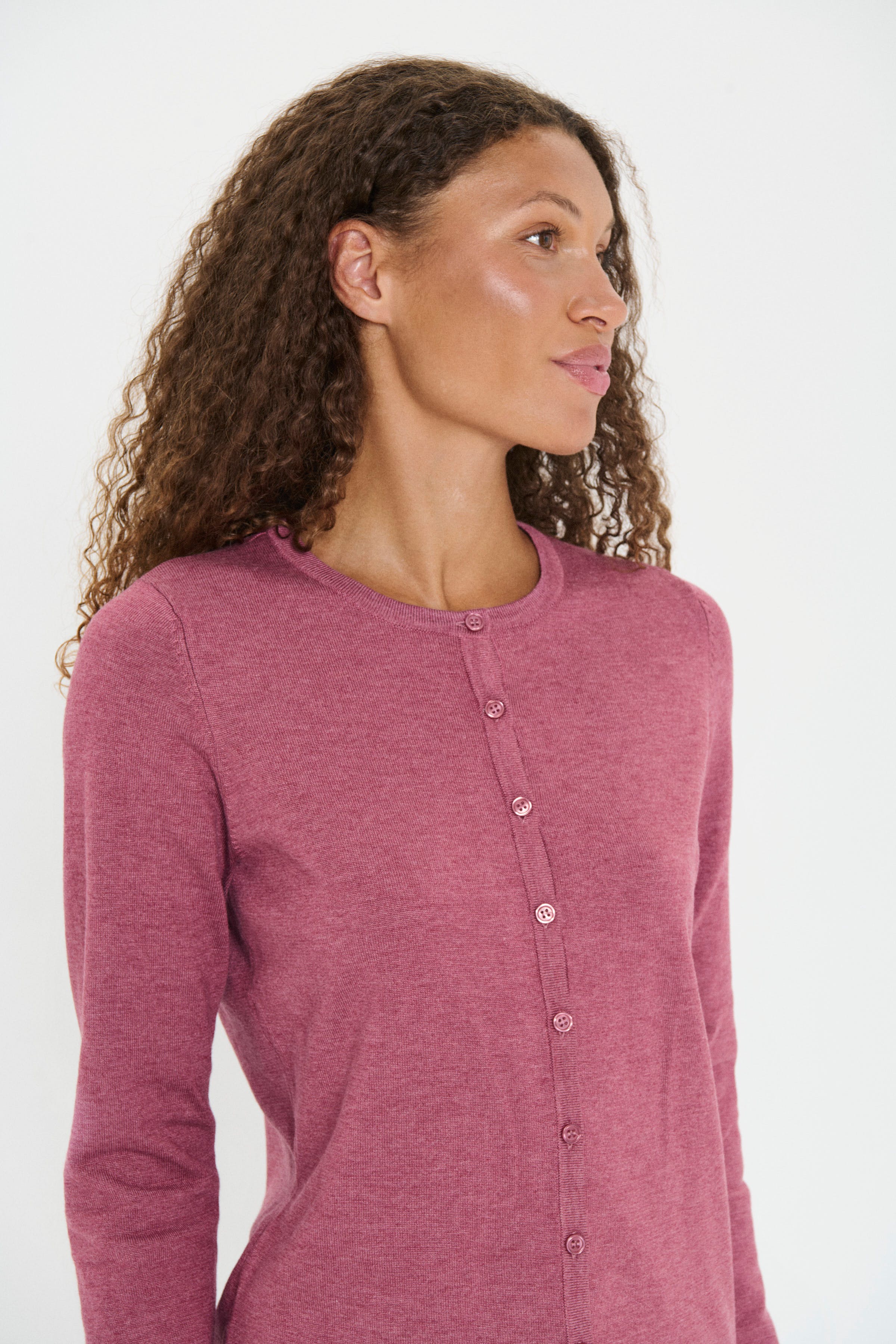 MilaSZ R-Neck Cardigan LOOKBOOK DETAIL 30500005-1718181