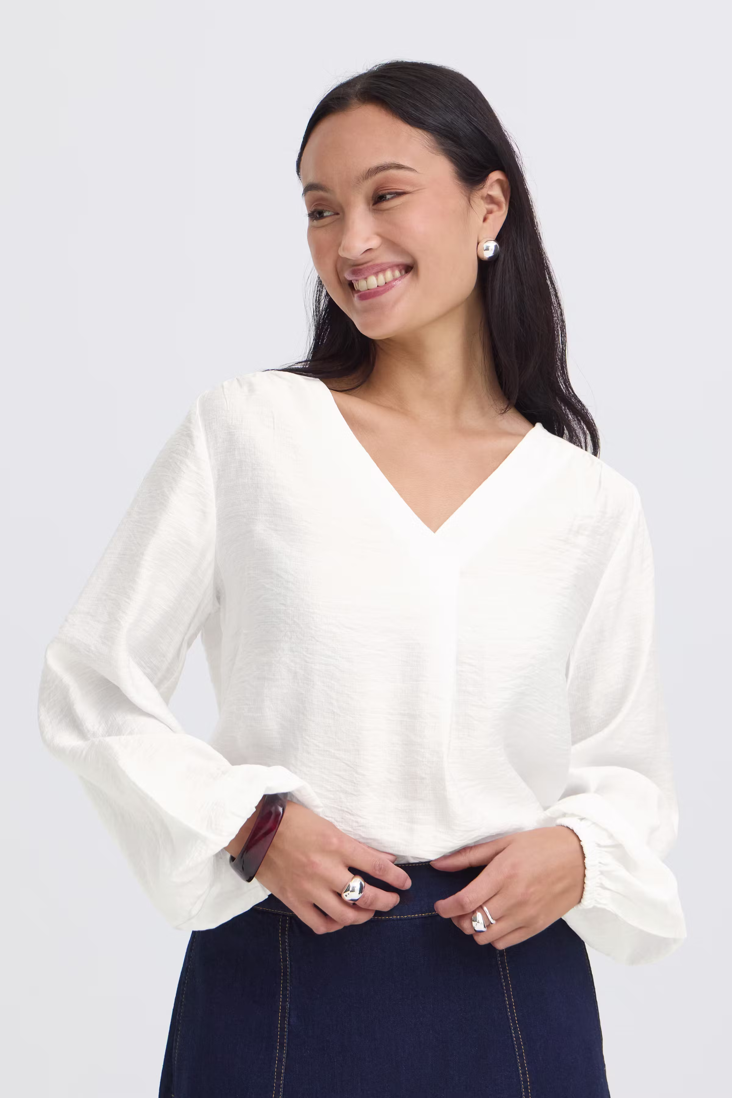 FRARIANA Bluse LOOKBOOK FRONT 20614542-110701