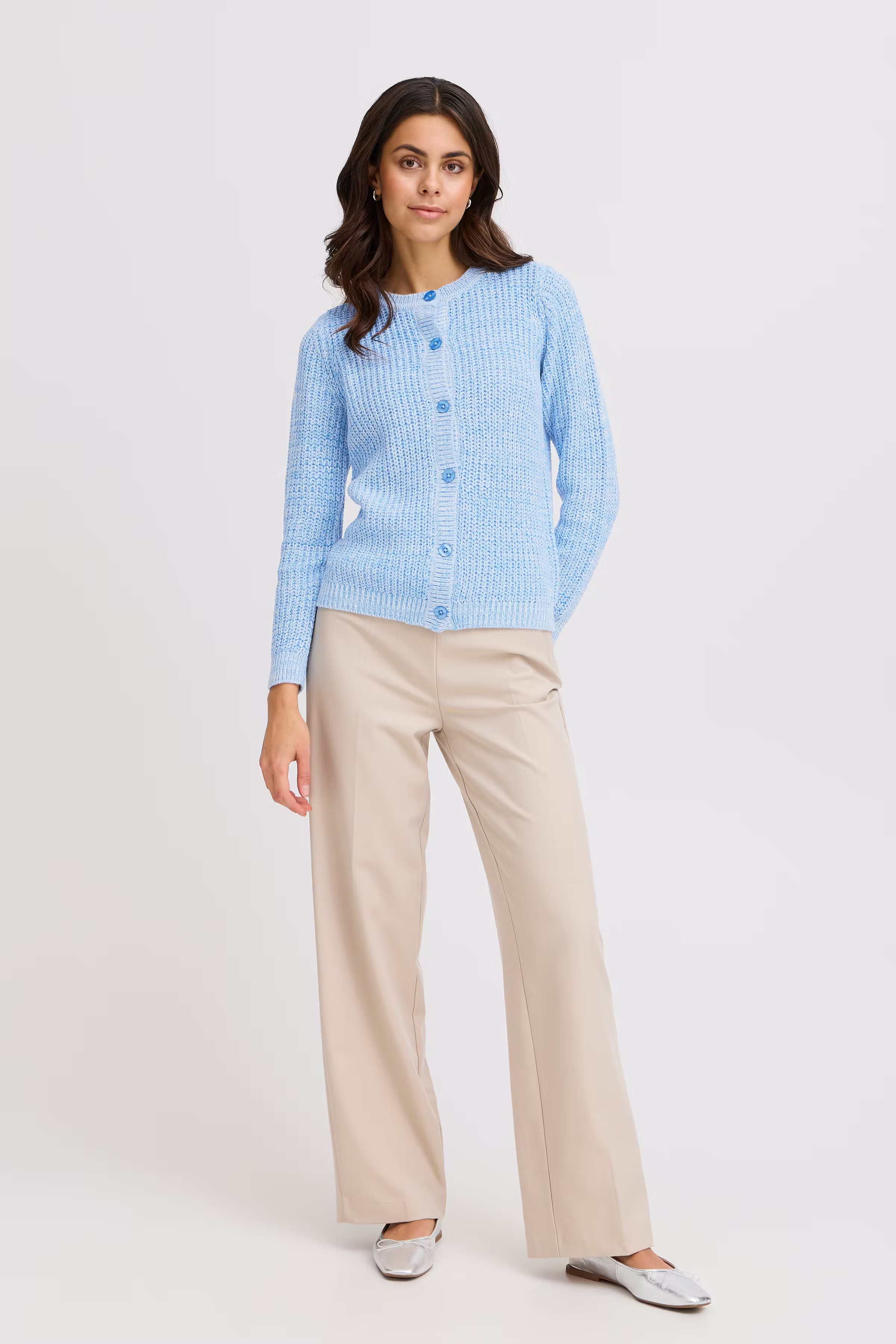 FRERNI Strikket cardigan LOOKBOOK FRONT 20615365-1741391