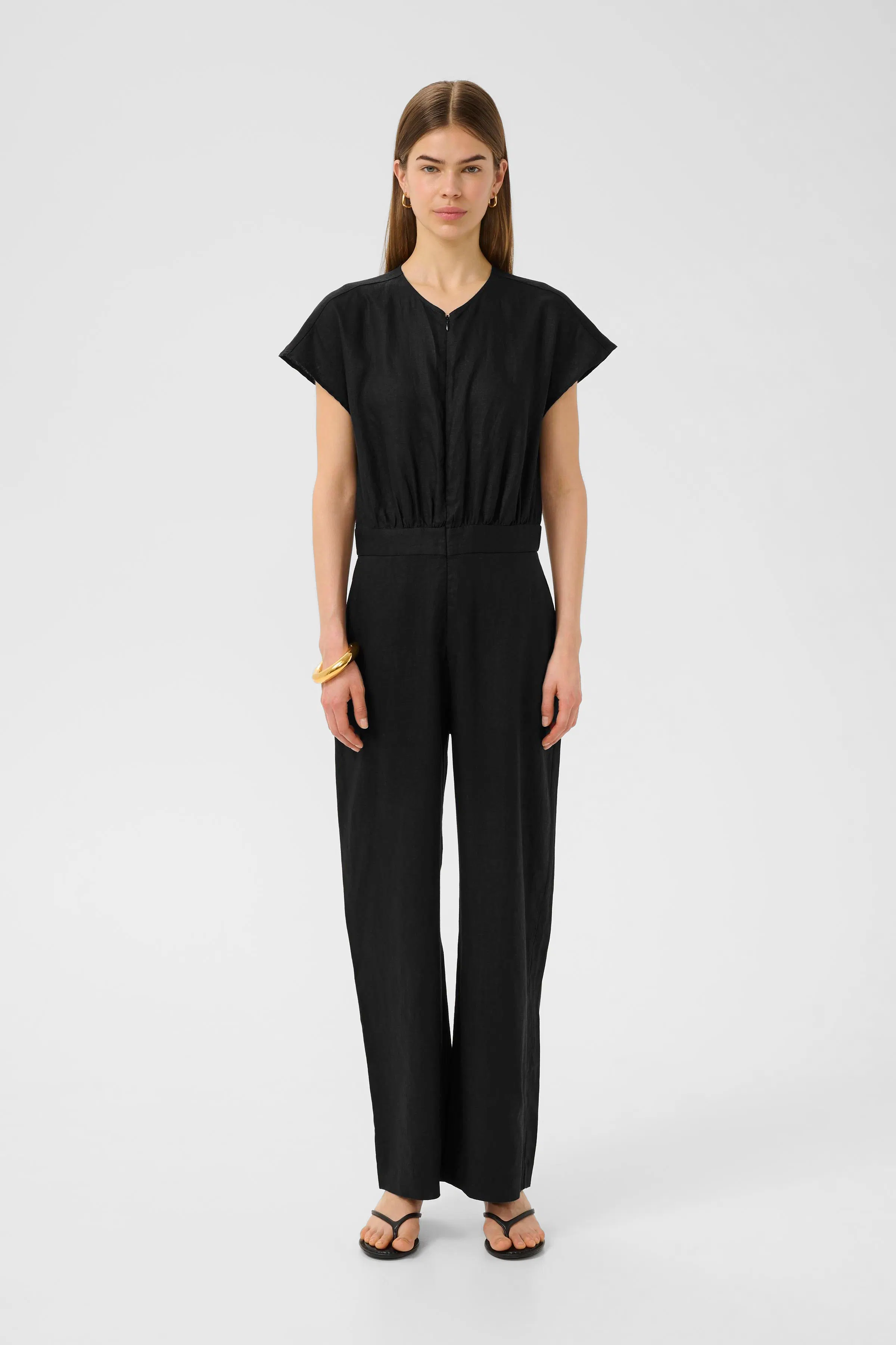ZhenyIW Jumpsuit in rock ridge / nature polyester